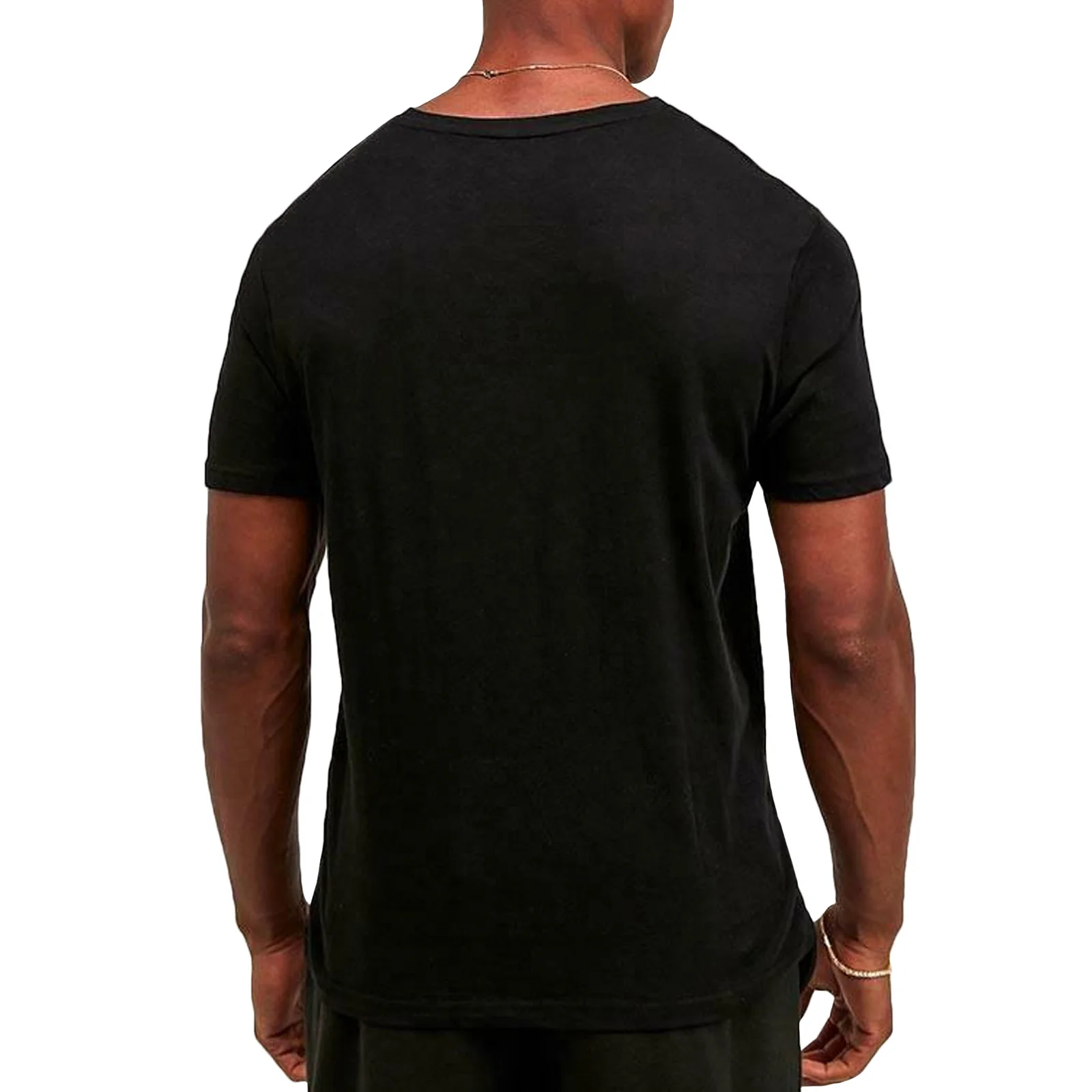 Farah Mens Dani 2 Pack Cotton Lounge T-Shirt - Black - Image 2