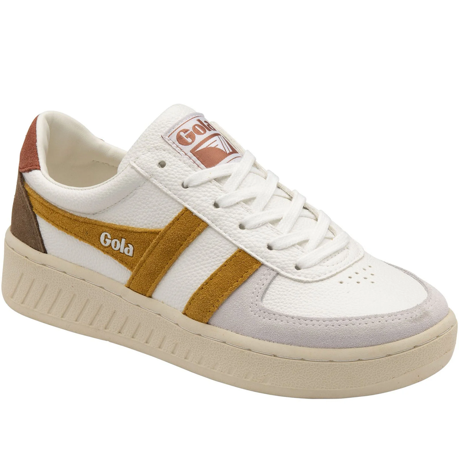 Gola Classic Womens Grandslam Trident Leather Trainers - Image 7