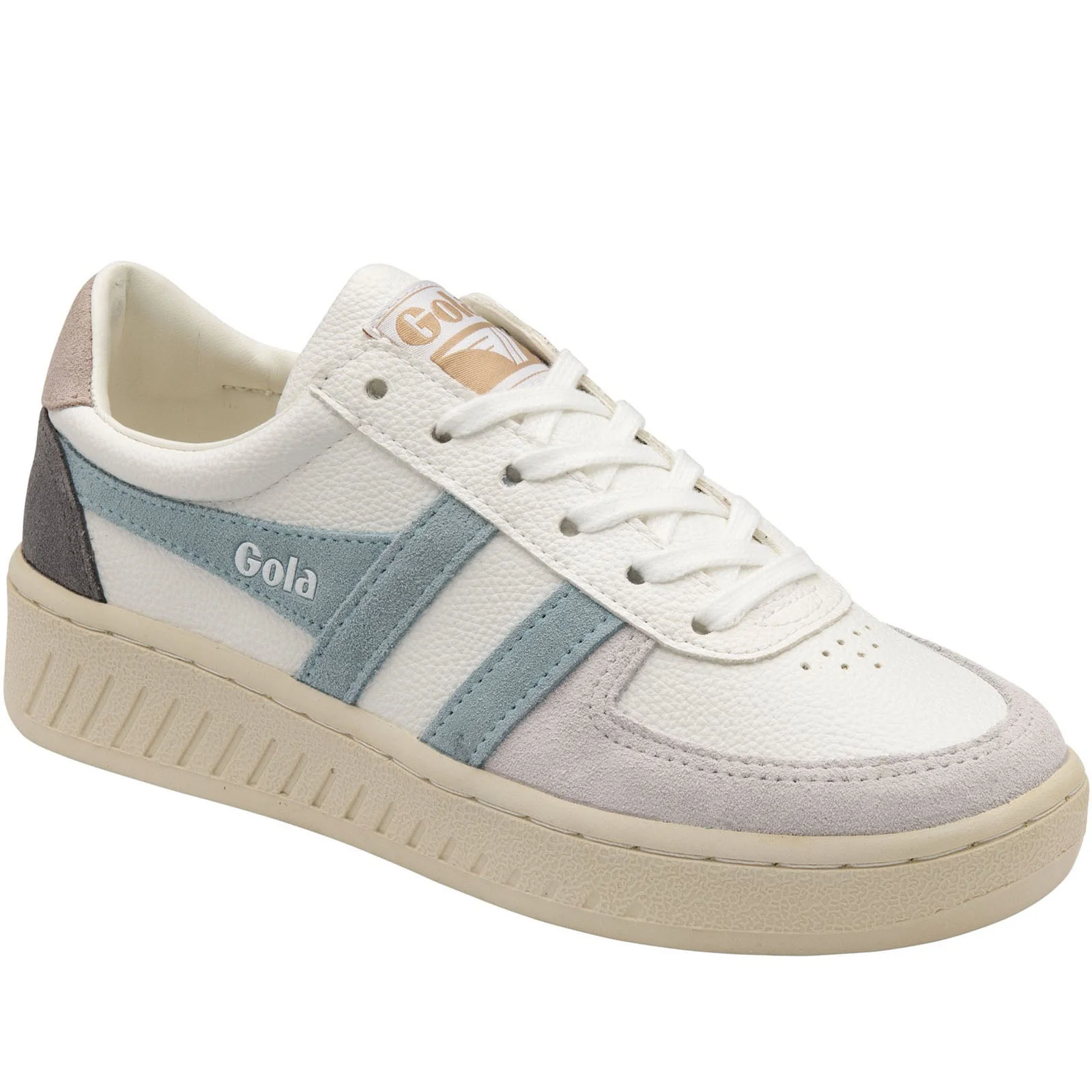 Gola Classic Womens Grandslam Trident Leather Trainers - Image 8