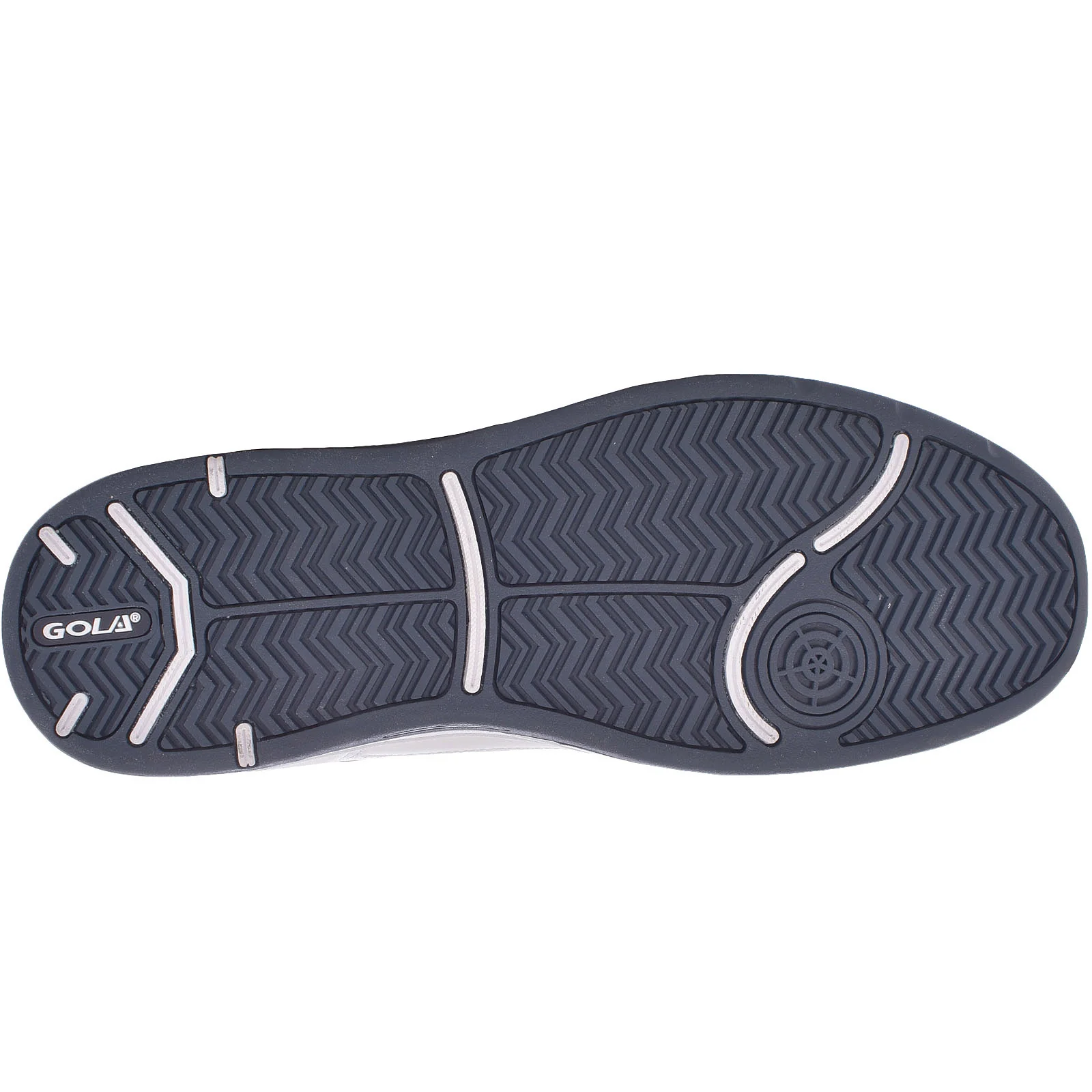 Gola Mens Belmont Trainers - White/Navy - Image 3