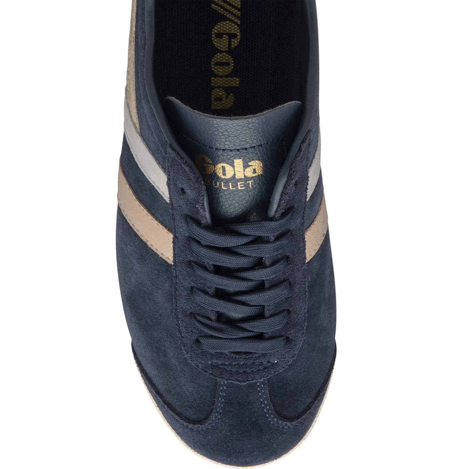 Gola Womens Bullet Mirror Trident Suede Retro Trainers - Image 10