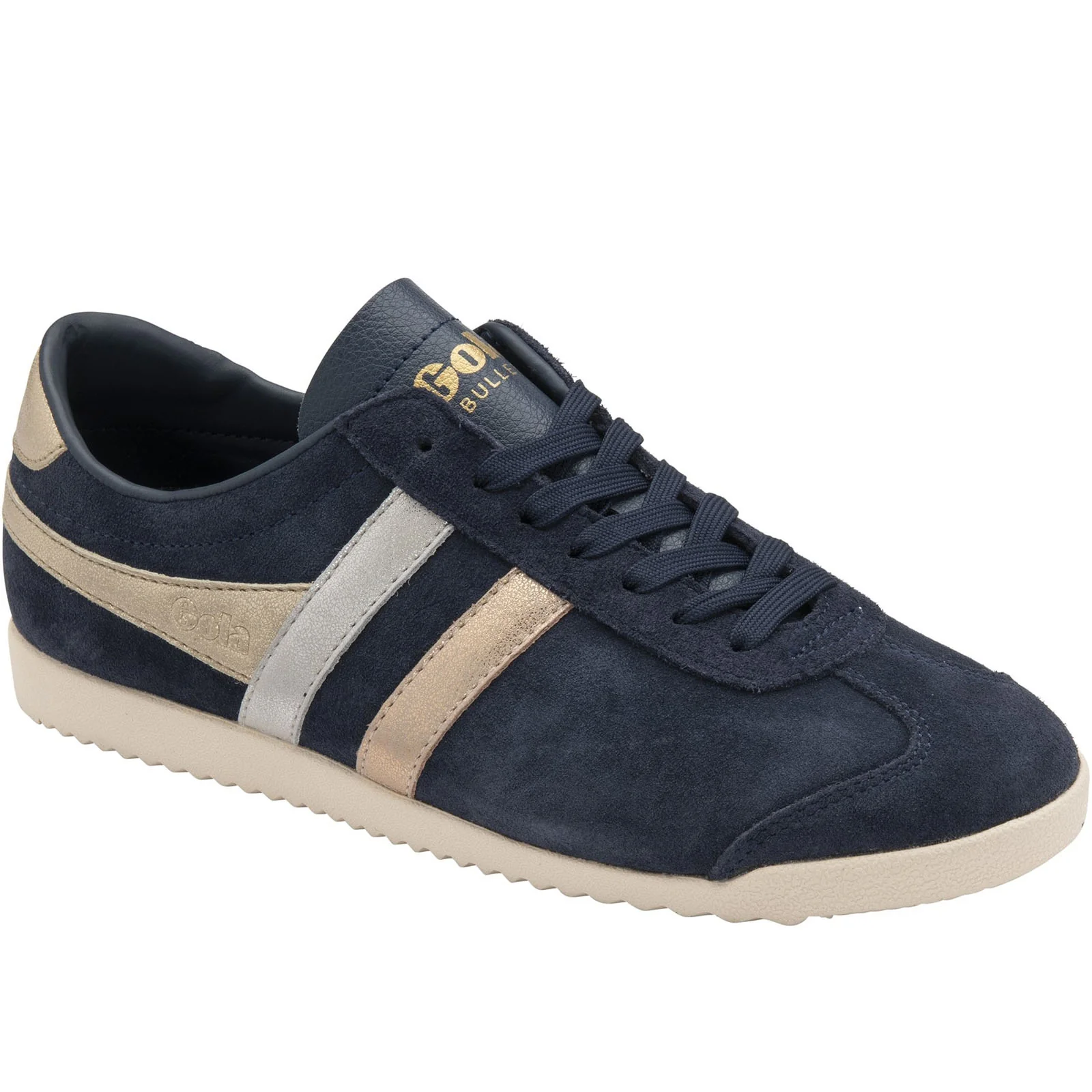 Gola Womens Bullet Mirror Trident Suede Retro Trainers - Image 5