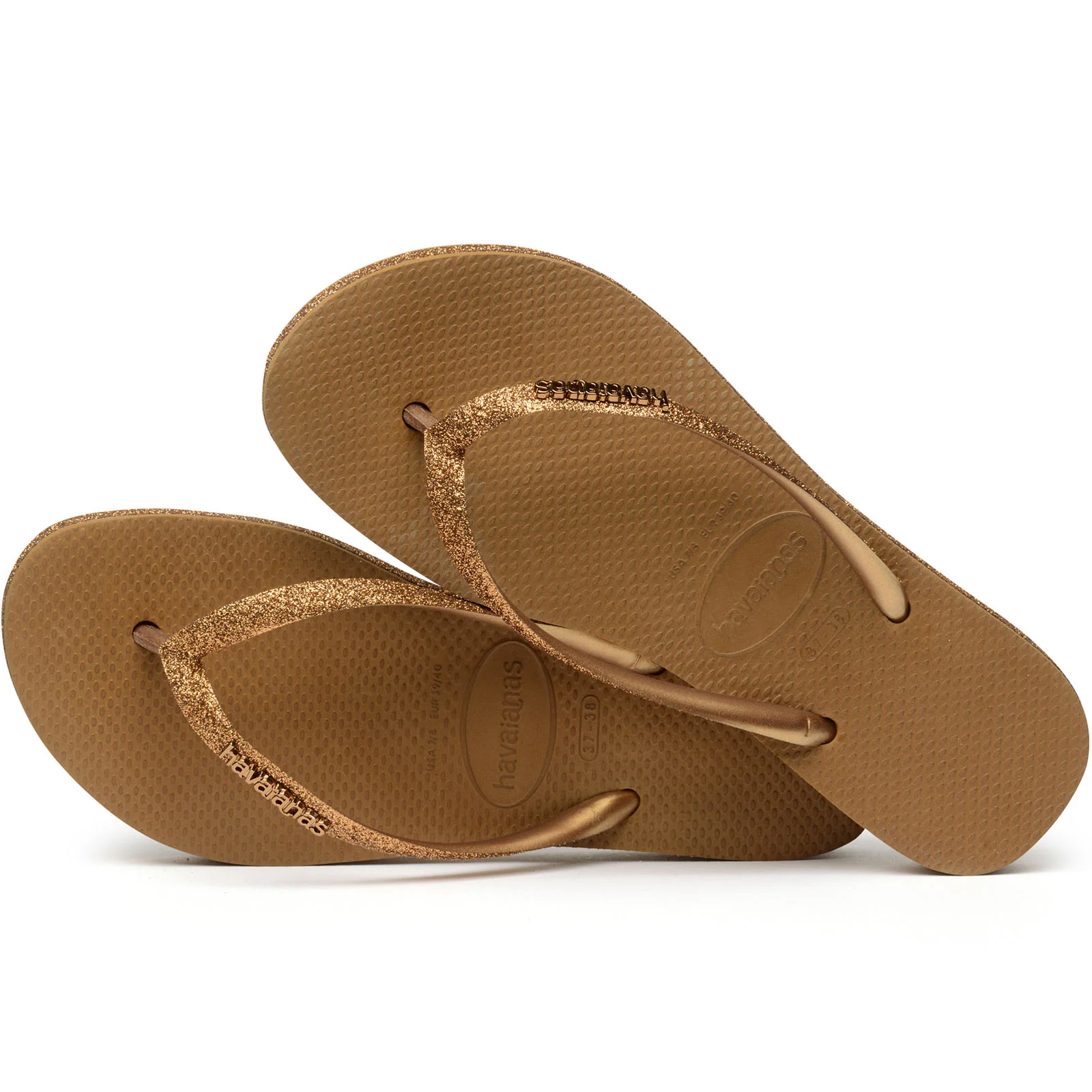 Havaianas Slim Flatform Sparkle Flip Flops - Image 11