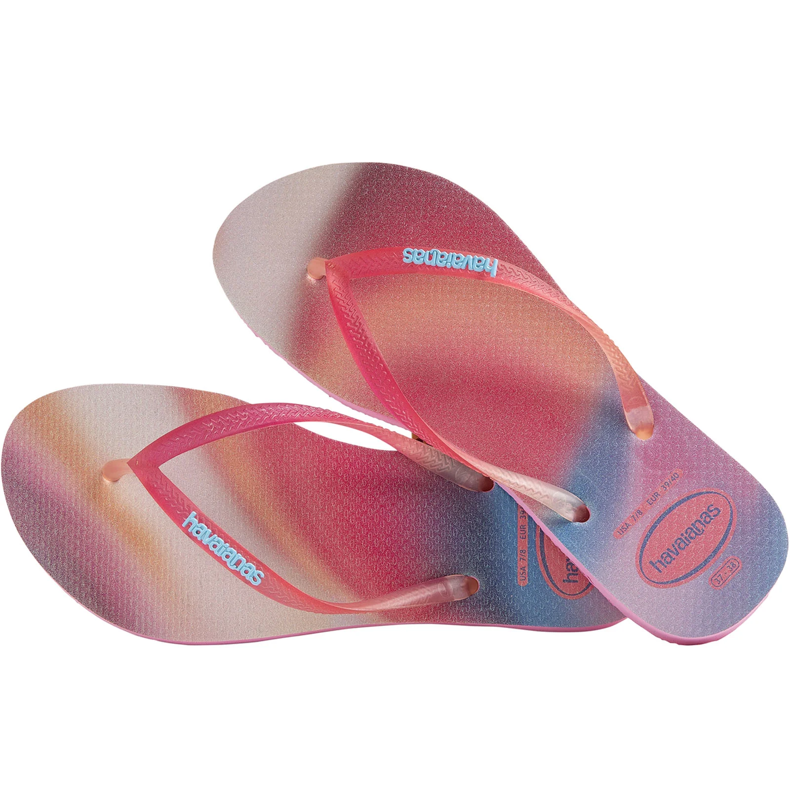 Havaianas Slim Flatforms Sparkle Flip Flops - Image 11