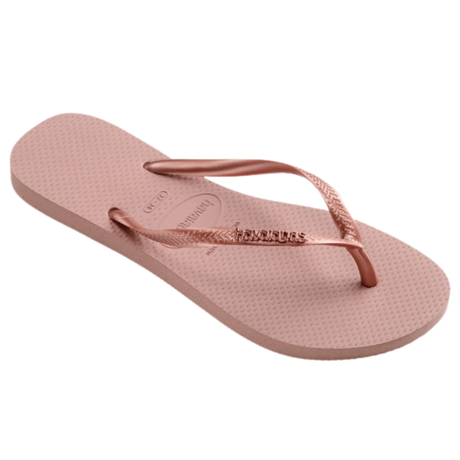 Havaianas Slim Logo Metallic Flip Flops - Image 16