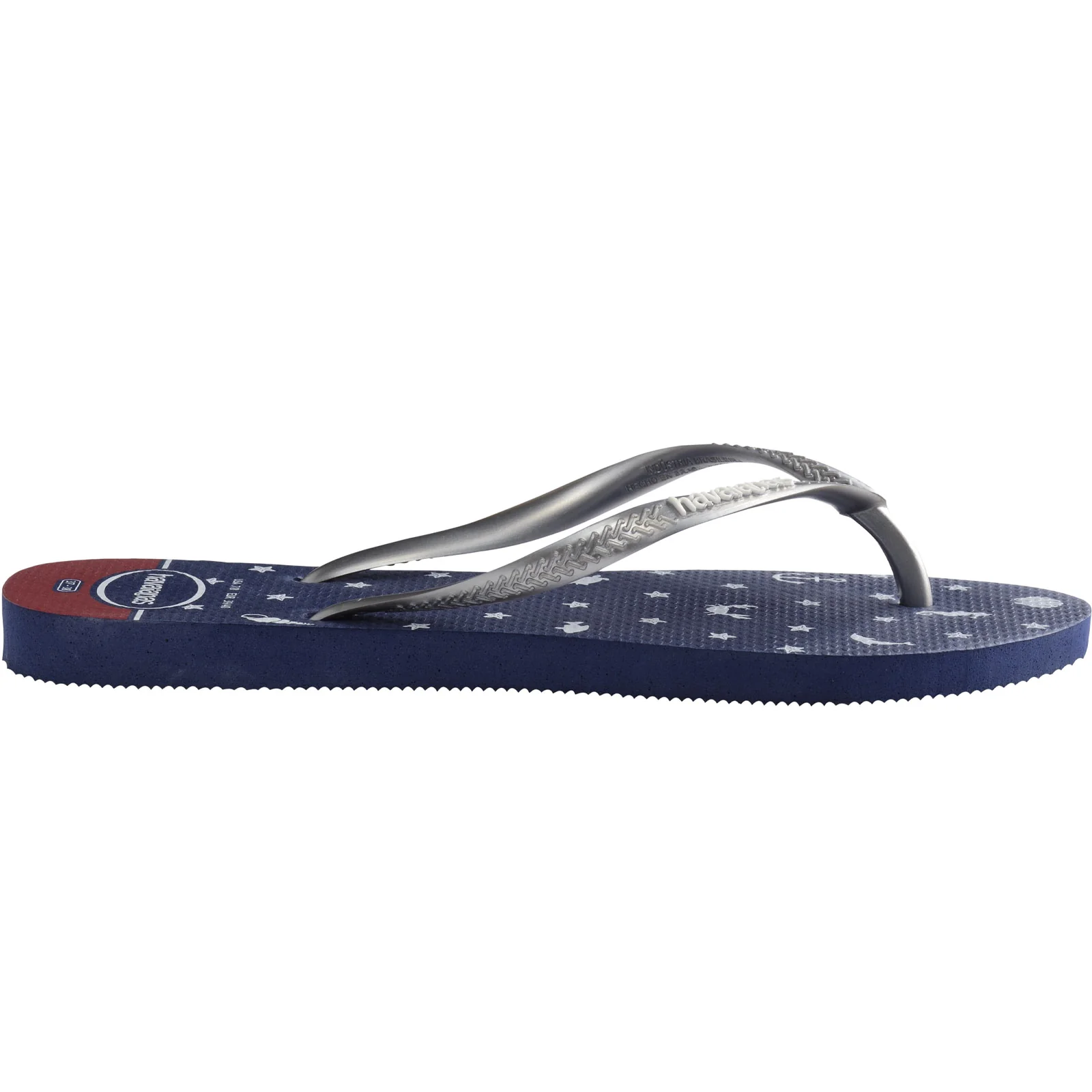 Havaianas Slim Nautical Flip Flops - Navy - Image 2