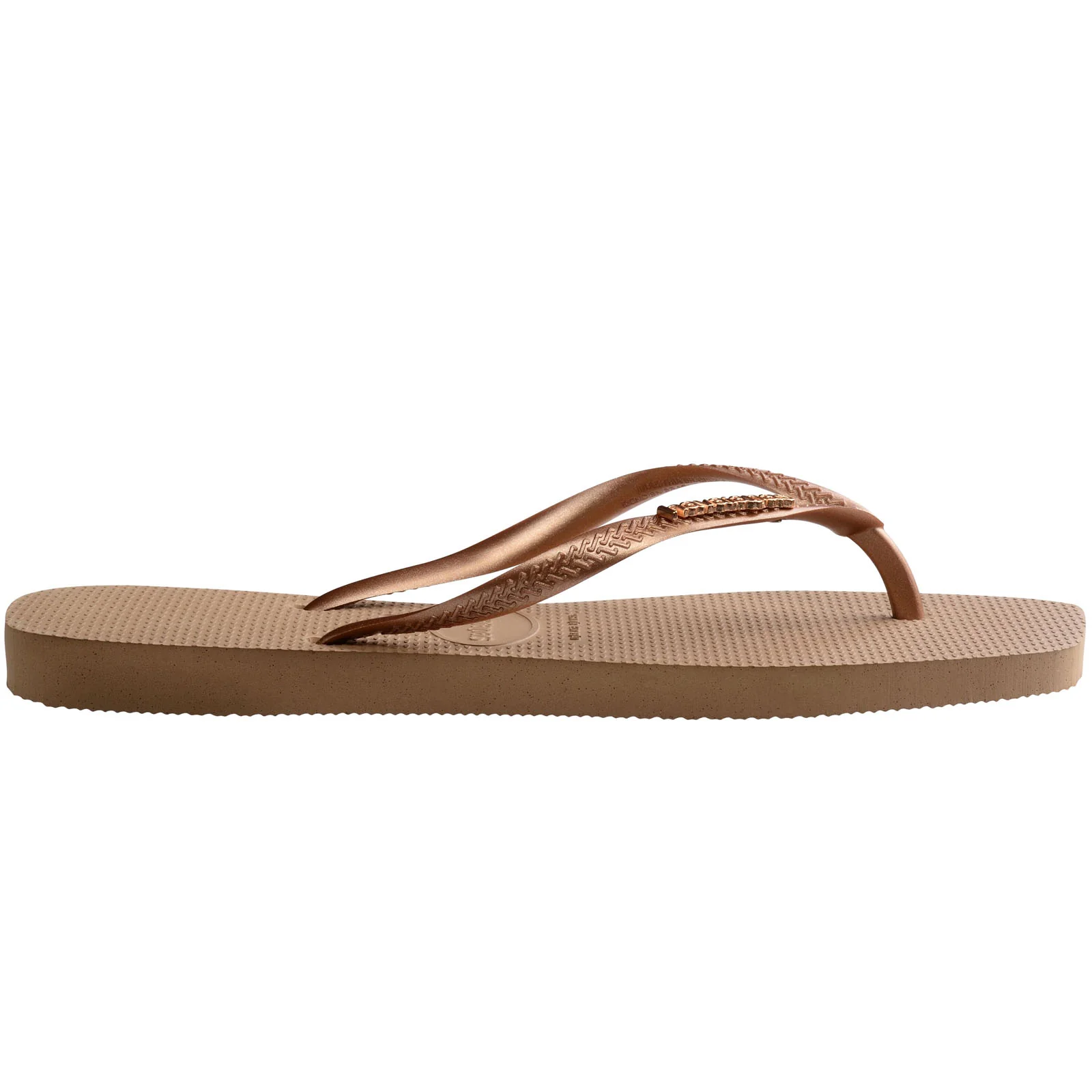 Havaianas Square Logo Metallic Flip Flops - Image 16