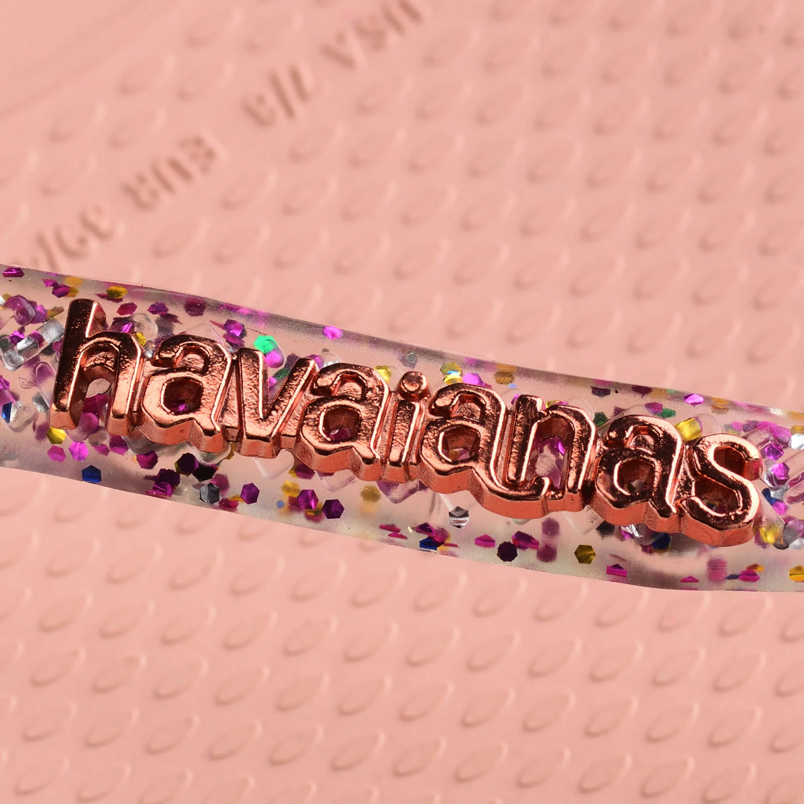 Havaianas Square Logo Metallic Flip Flops - Image 22