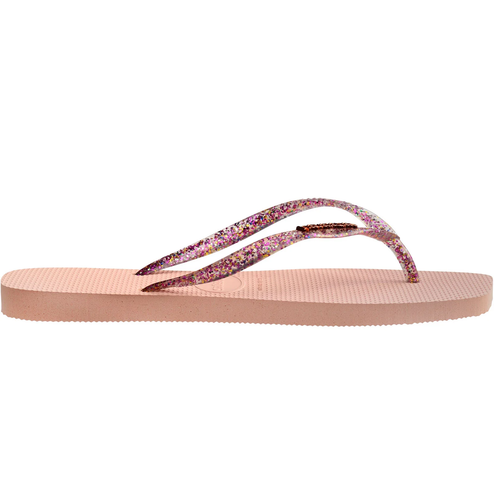 Havaianas Square Logo Metallic Flip Flops - Image 7