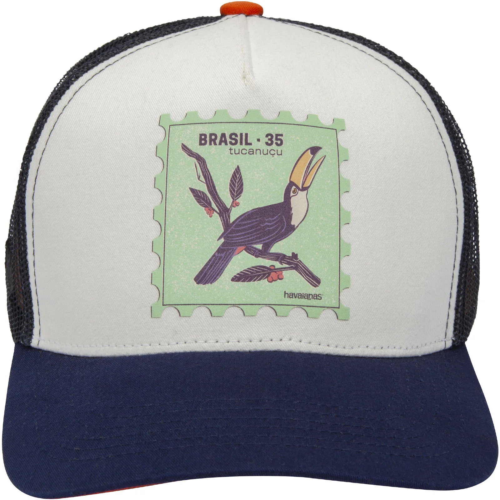 Havaianas Summer Adjustable Mesh Back Trucker Cap Hat - Image 2