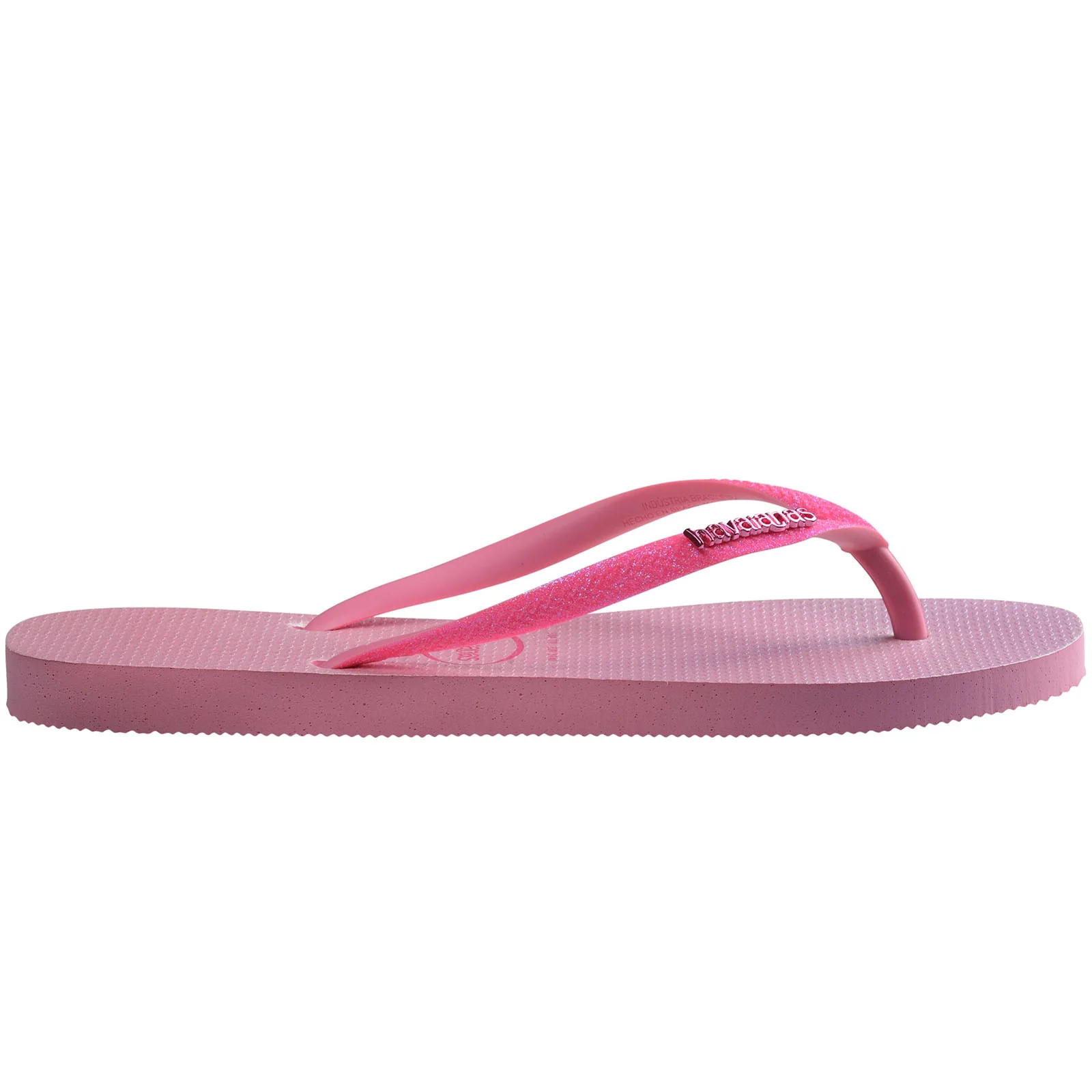 Havaianas Womens Square Glitter Neon Flip Flops - Image 9