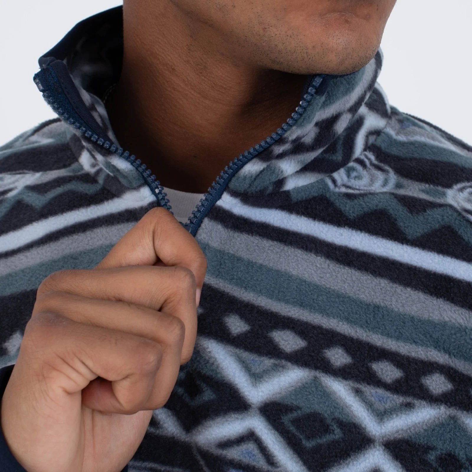 Hurley Mens Mesa Windchill High Collar Half Zip Fleece - Image 13