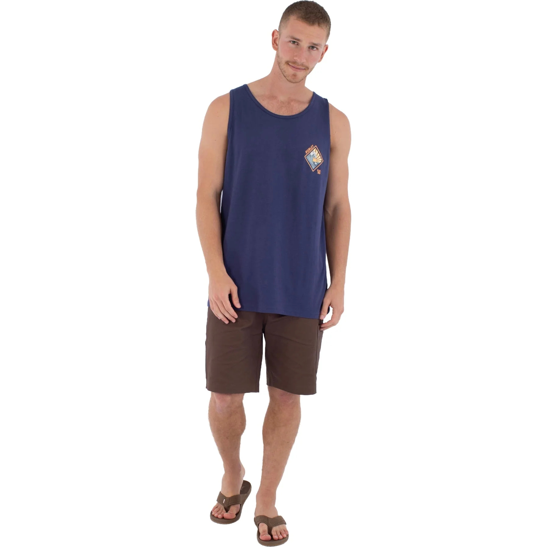 Hurley Mens Printing Press Disques Vest - Image 12