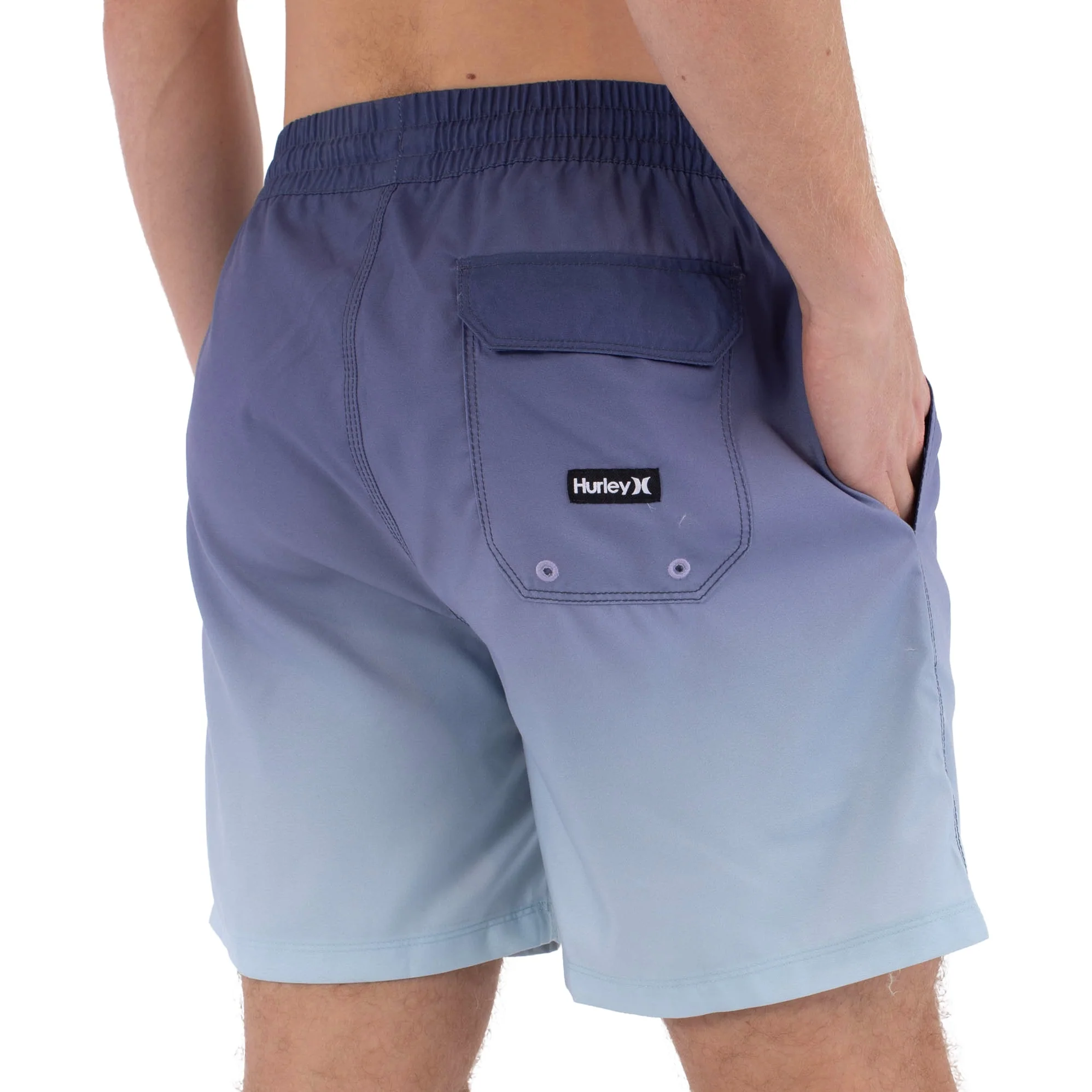 Hurley Mens Volley Icon Degradee 17" Boardshorts - Image 7