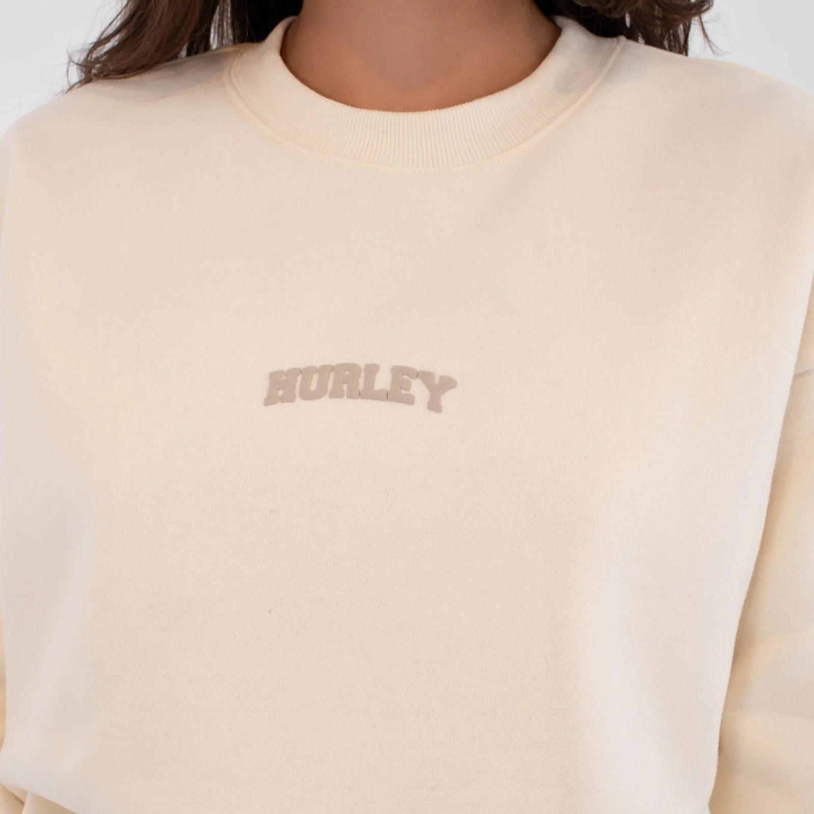 Hurley Womens Stadium Crew Pullover Sweatshirt - Image 2