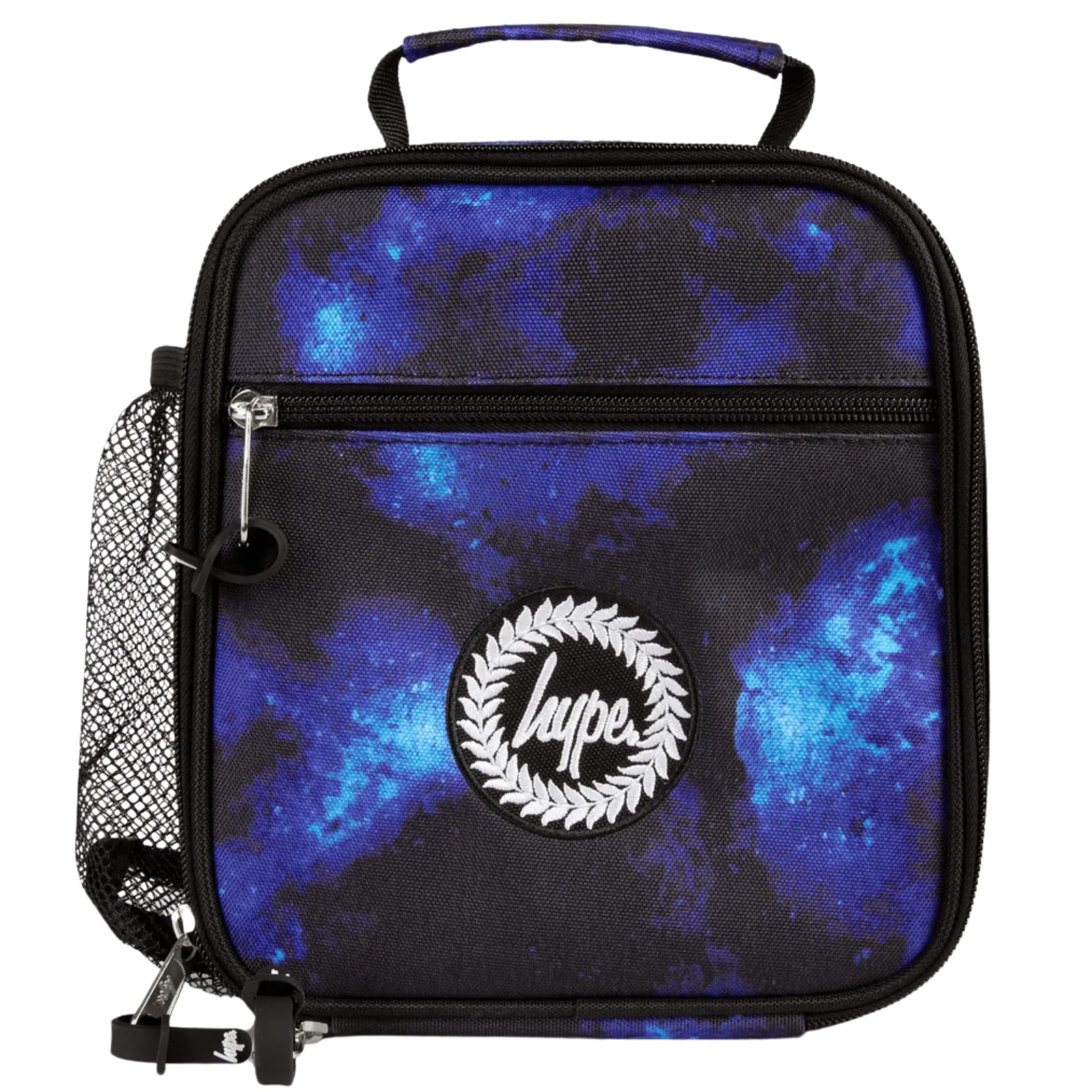 Hype Kids Grunge School Lunch Box - Black/Blue