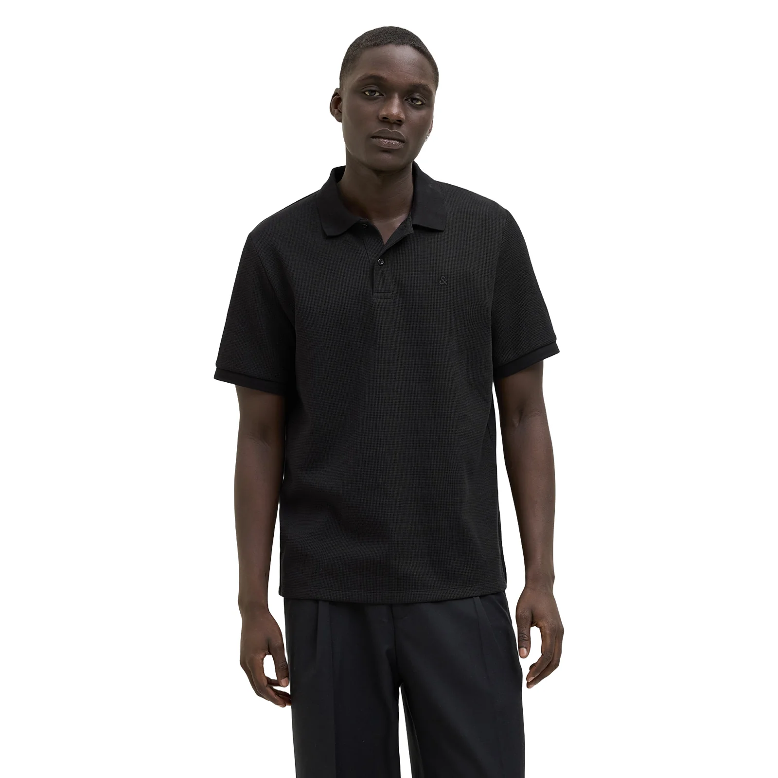 Jack & Jones Mens Austin  Short Sleeve Polo Shirt - Image 2