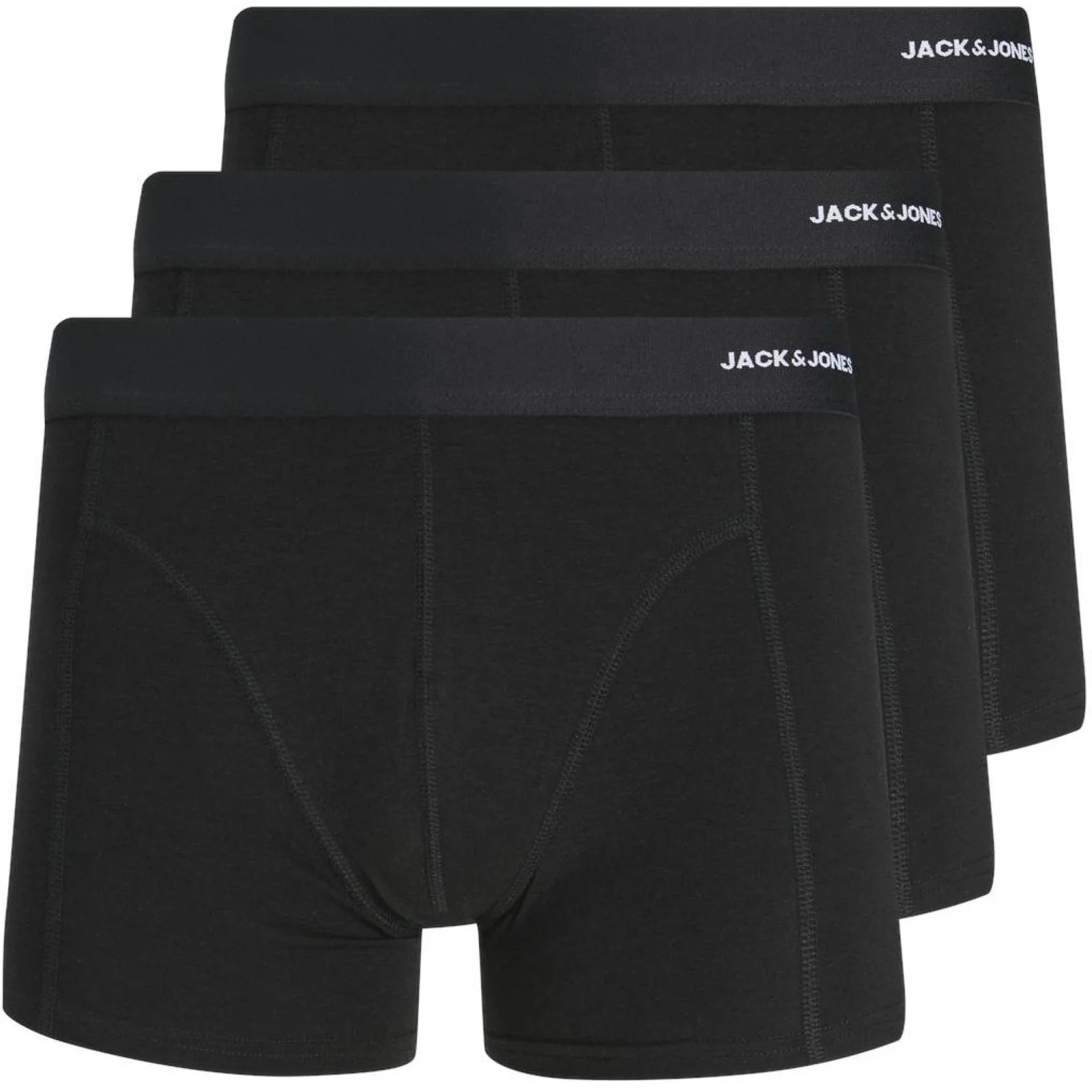Jack & Jones Mens Basic Bamboo 3 Pack Big & Tall Boxer Shorts