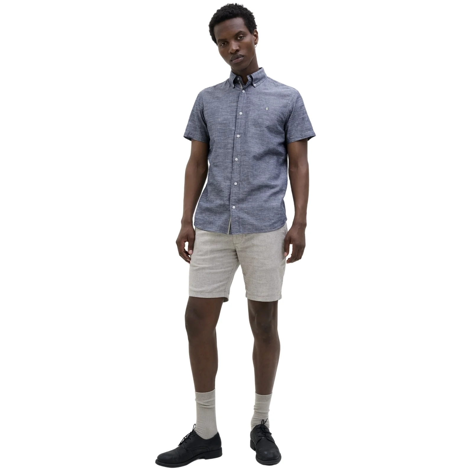 Jack & Jones Mens Blusummer Shield Short Sleeve Shirt - Image 5