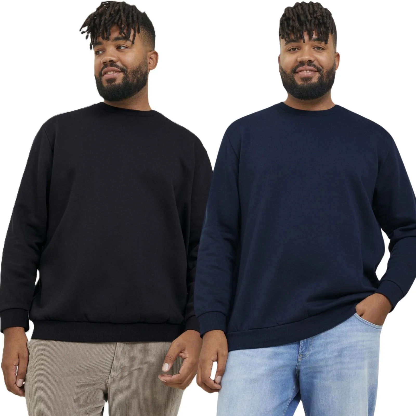 Jack & Jones Mens Bradley Sweat Crew Big & Tall Sweatshirt
