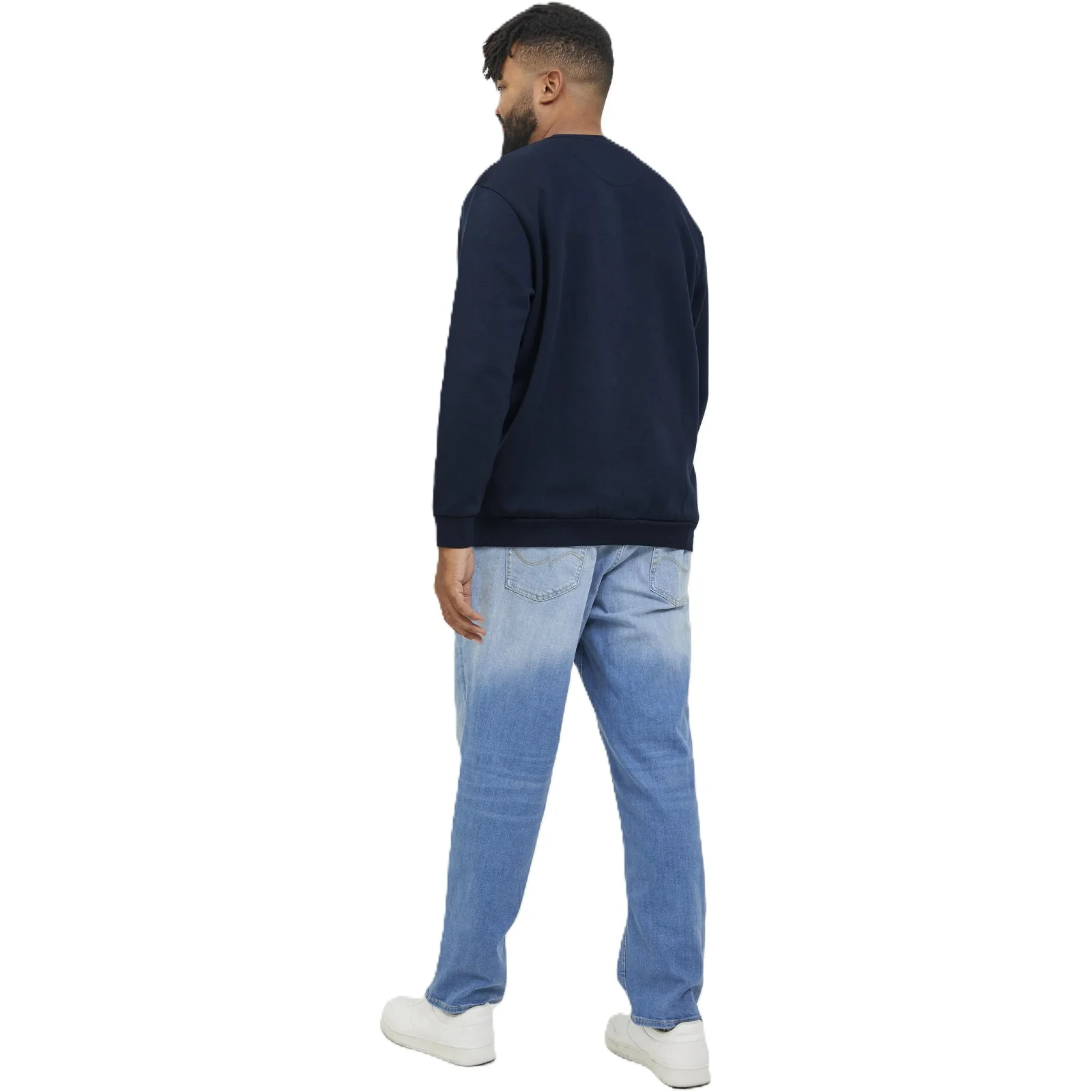 Jack & Jones Mens Bradley Sweat Crew Big & Tall Sweatshirt - Image 7