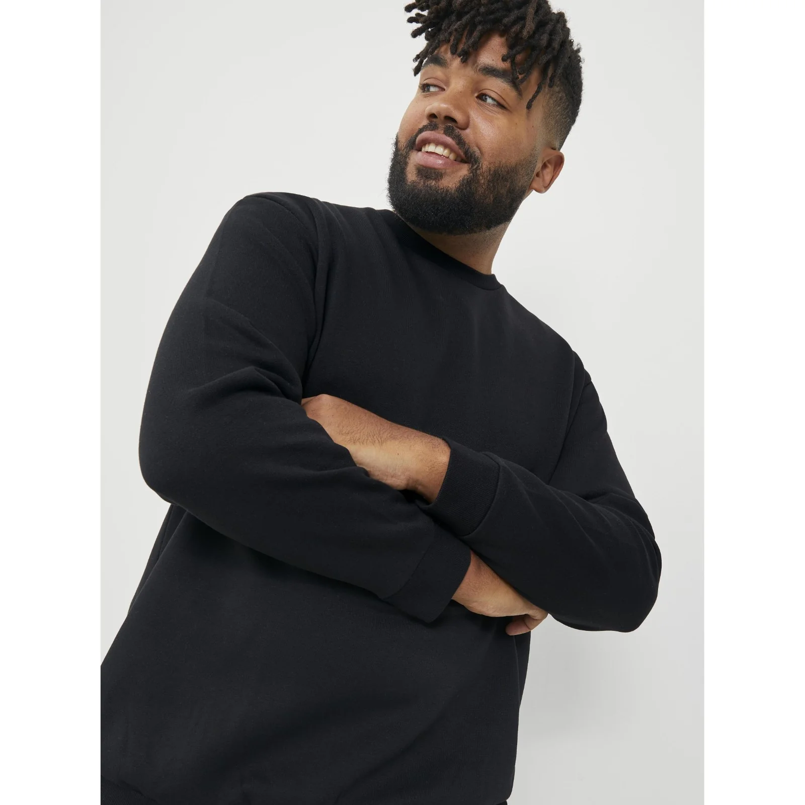 Jack & Jones Mens Bradley Sweat Crew Big & Tall Sweatshirt - Image 8