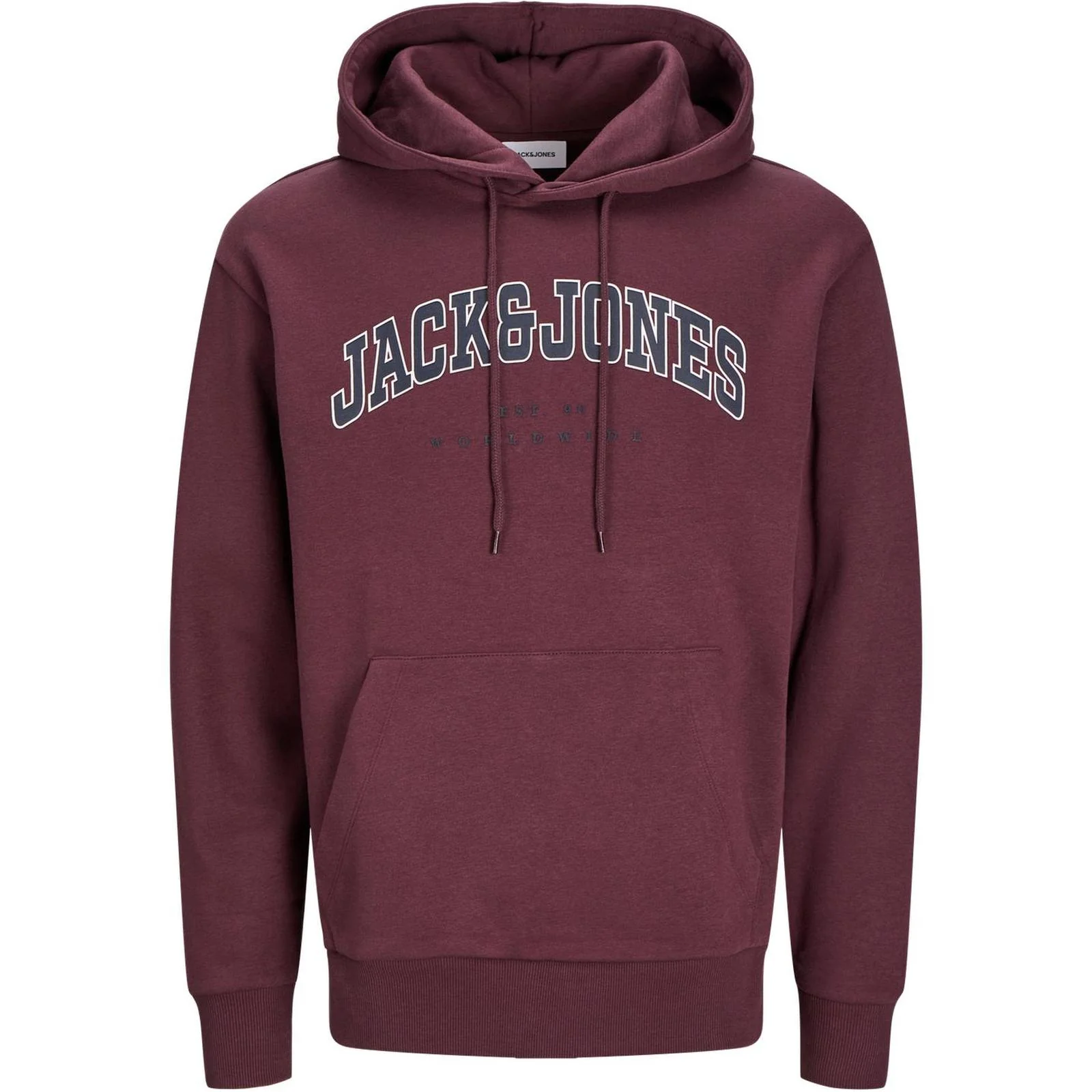 Jack & Jones Mens Caleb Big & Tall Varsity Hoodie - Image 7