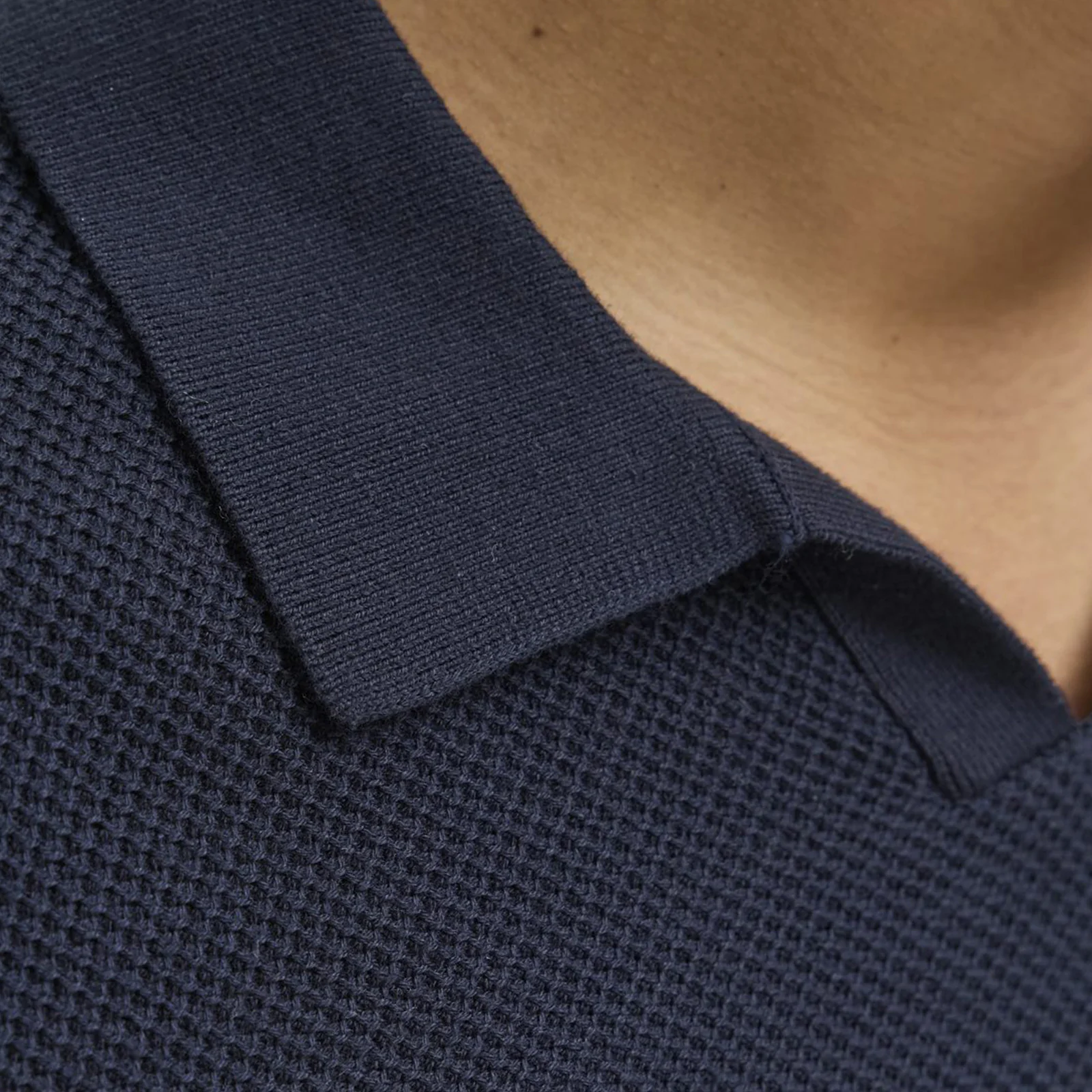 Jack & Jones Mens Ceaston Knit Split Short Sleeve Polo Shirt - Image 34