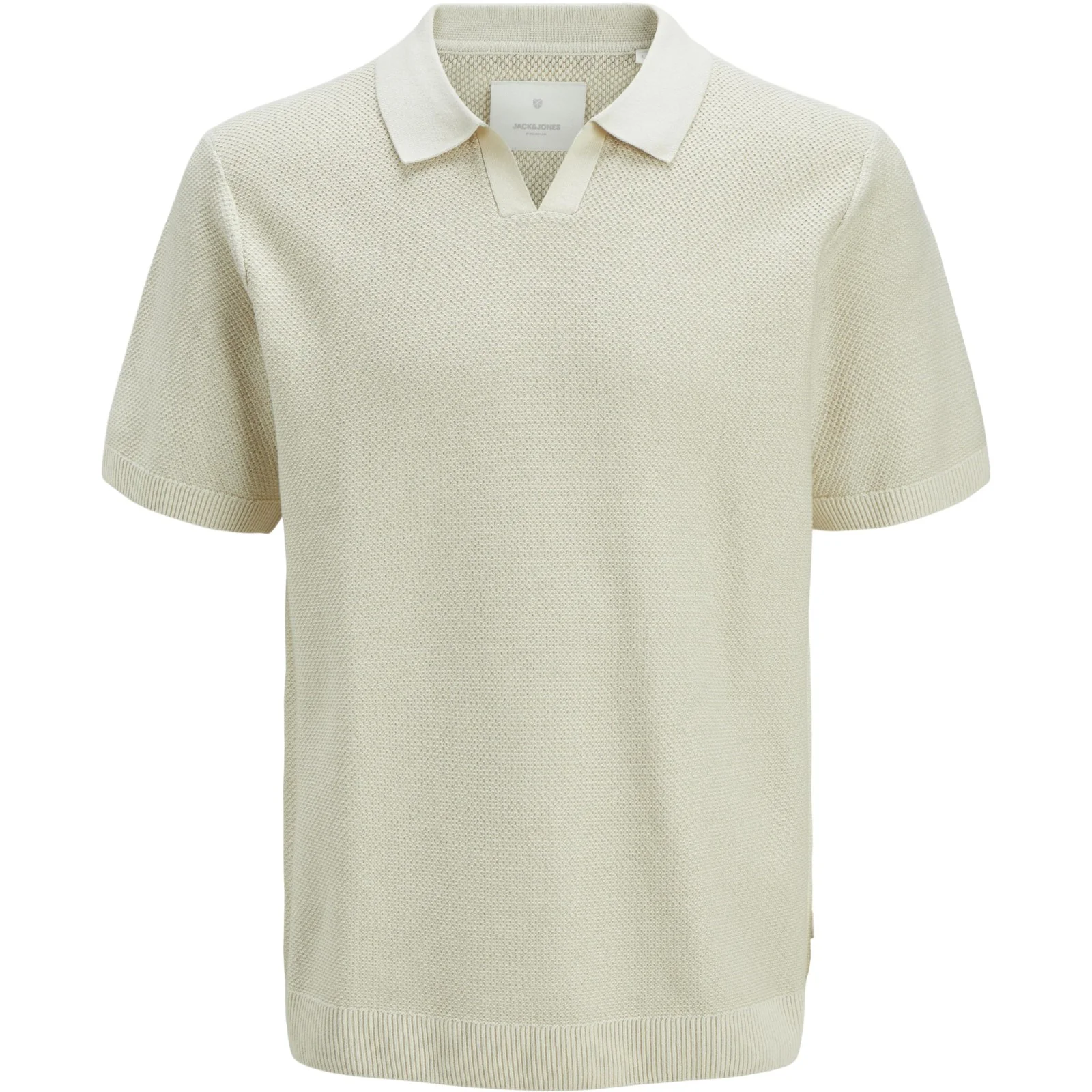 Jack & Jones Mens Ceaston Knit Split Short Sleeve Polo Shirt - Image 9