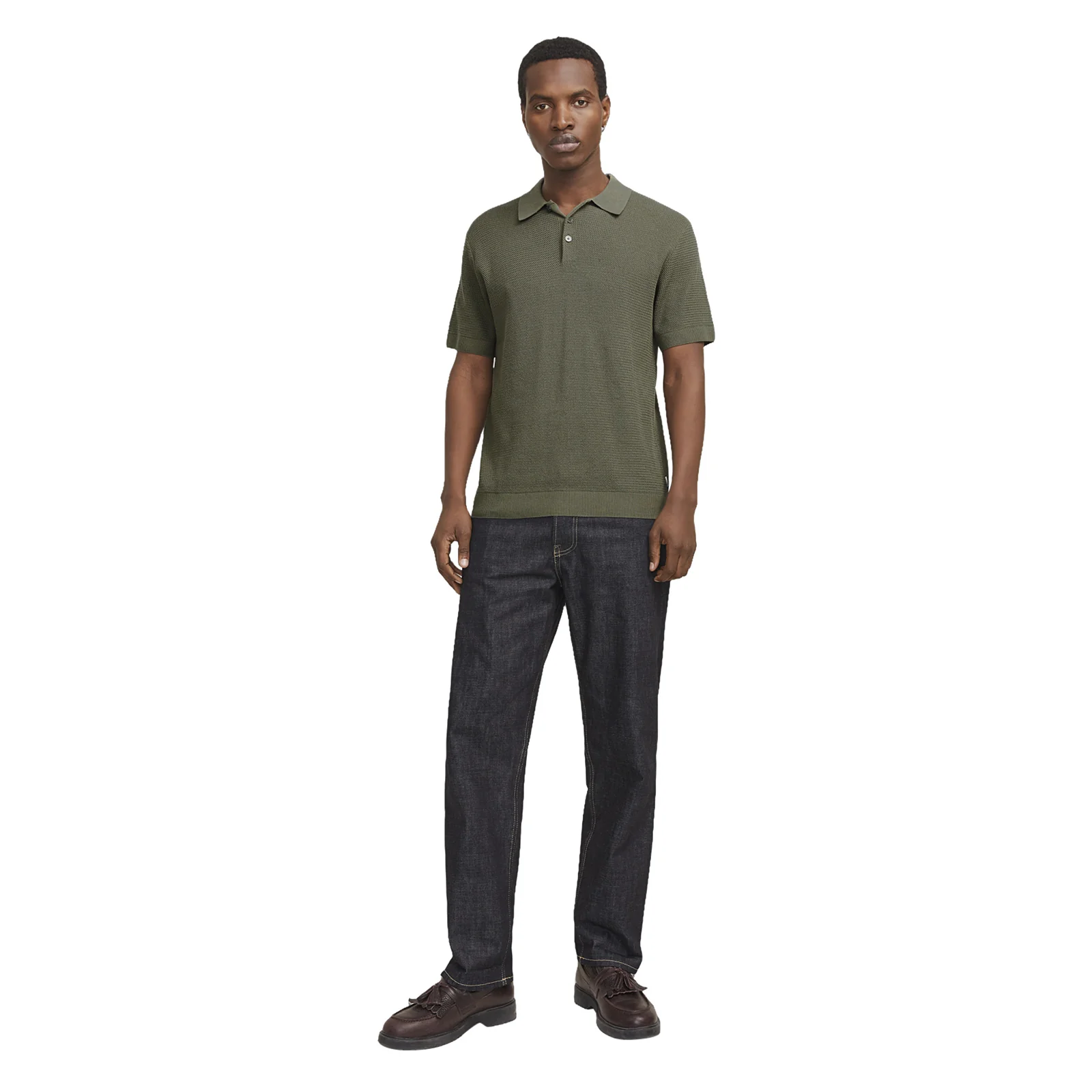 Jack & Jones Mens Cooper Knit Short Sleeve Polo Shirt - Image 15
