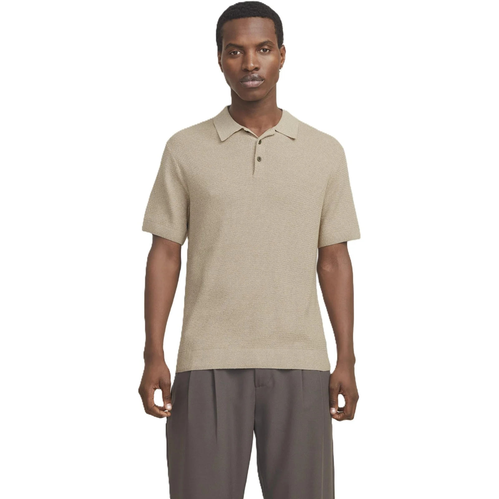 Jack & Jones Mens Cooper Knit Short Sleeve Polo Shirt - Image 9