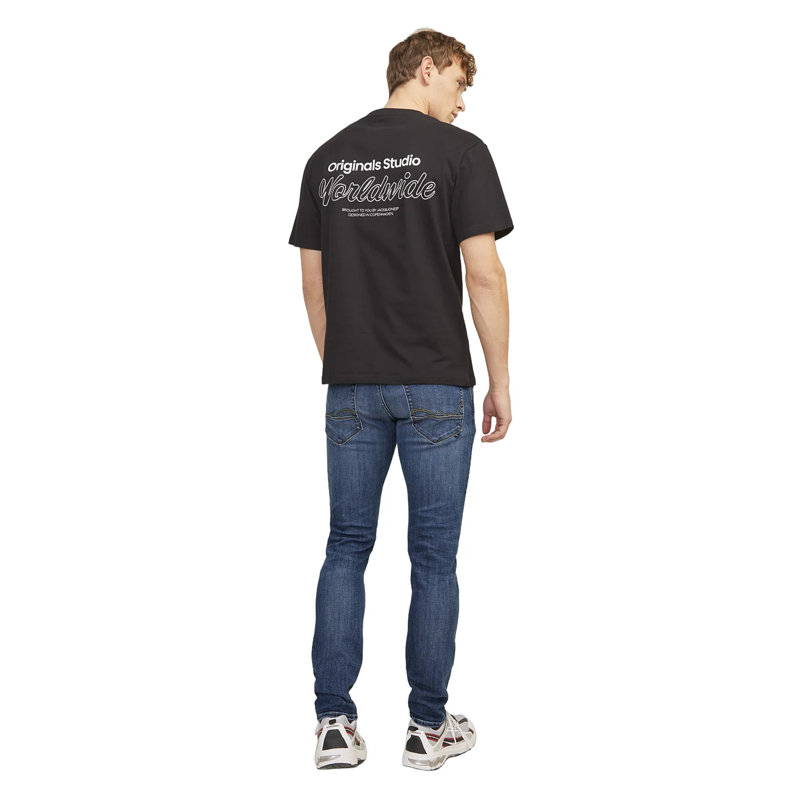 Jack & Jones Mens Glenn Fox 50Sps Cb 036 Slim Fit Jeans - Image 3