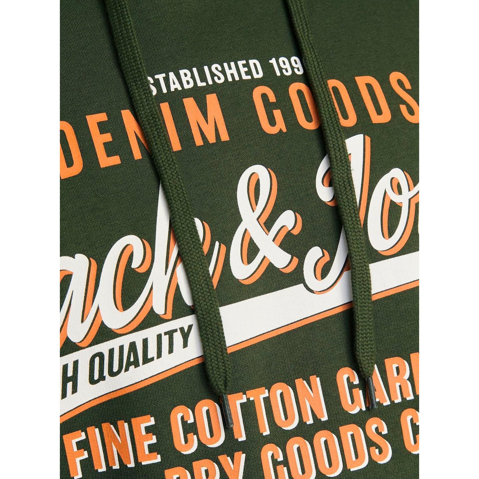 Jack & Jones Mens Logo Big & Tall Pullover Hoodie - Image 19
