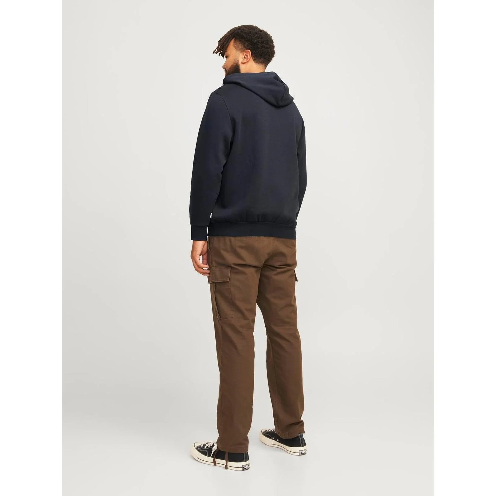 Jack & Jones Mens Logo Big & Tall Pullover Hoodie - Image 9