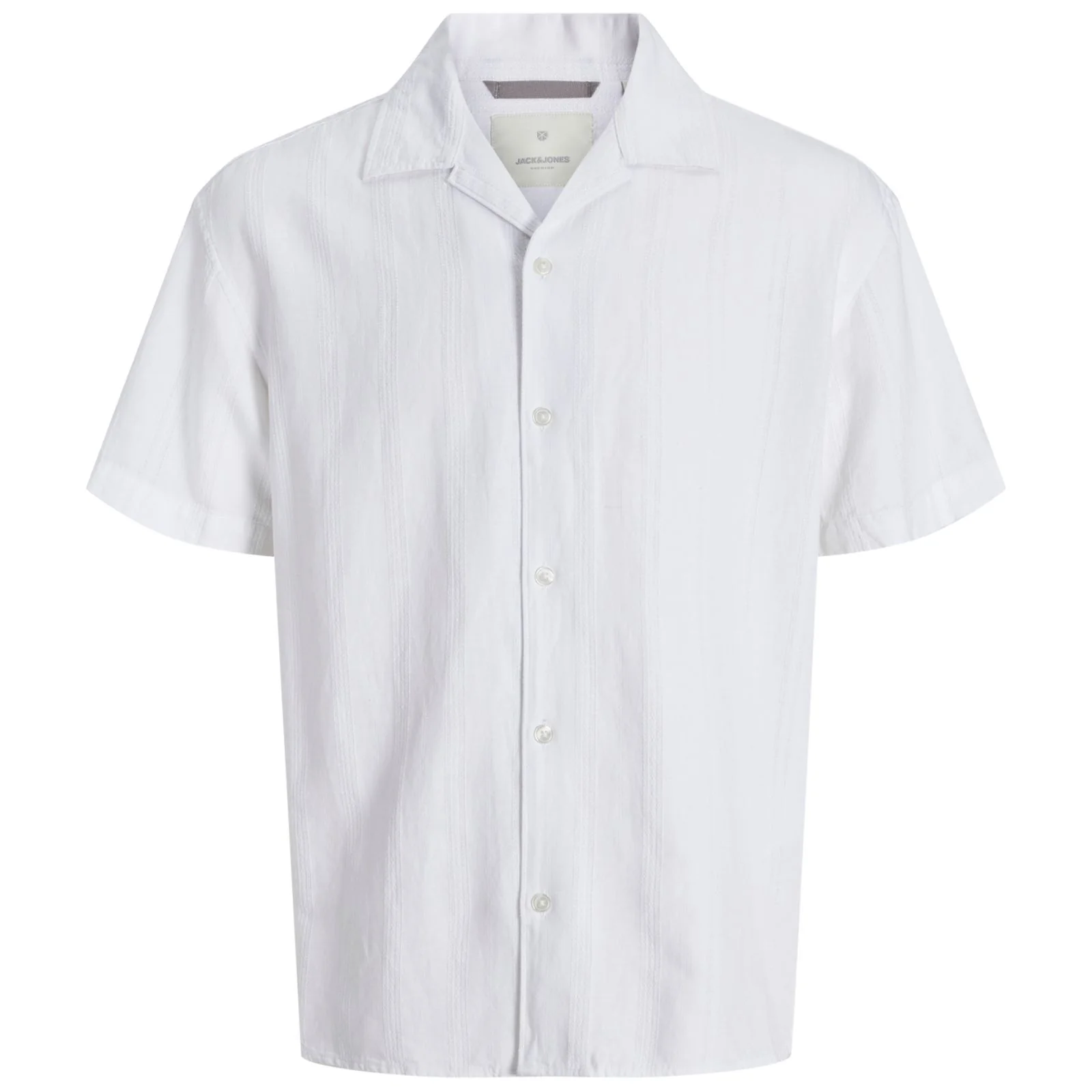 Jack & Jones Mens Loose Fit Resort Collar Short Sleeve Shirt - Image 15