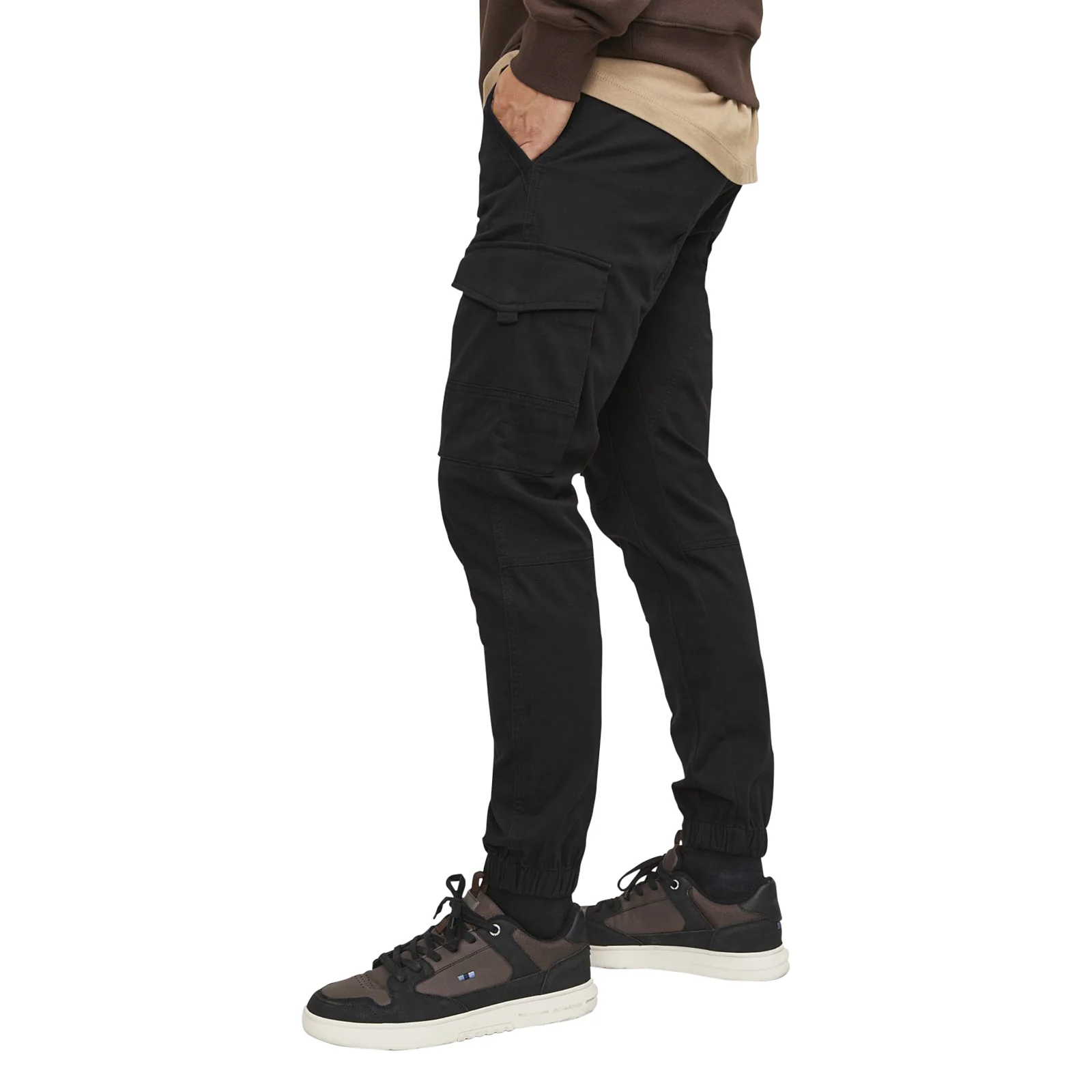 Jack & Jones Mens Paul Flake Slim Fit Cargos - Image 4