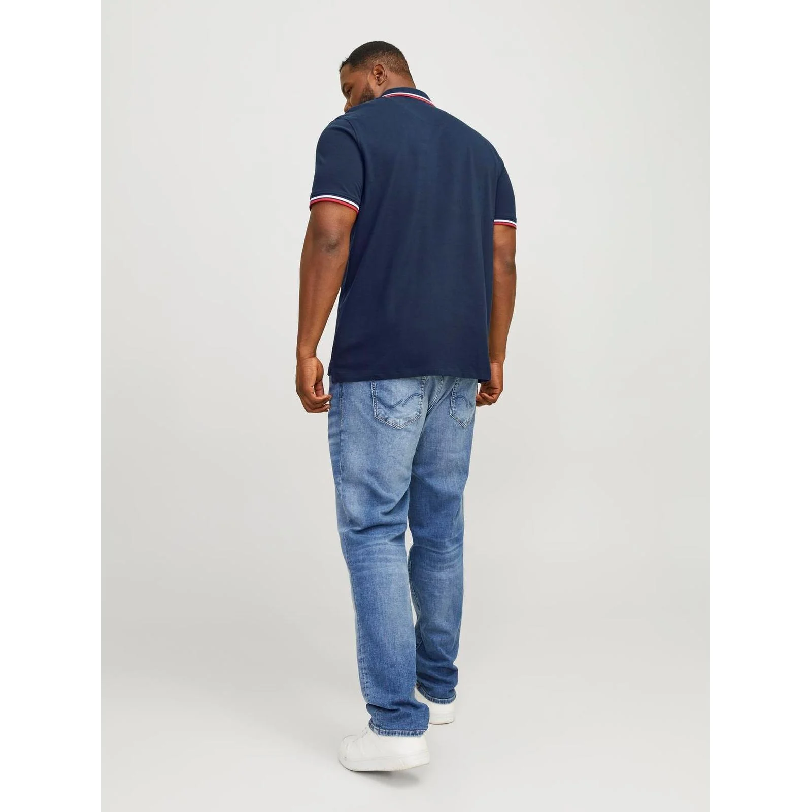 Jack & Jones Mens Paulos Big & Tall Short Sleeve Polo Shirt - Image 13