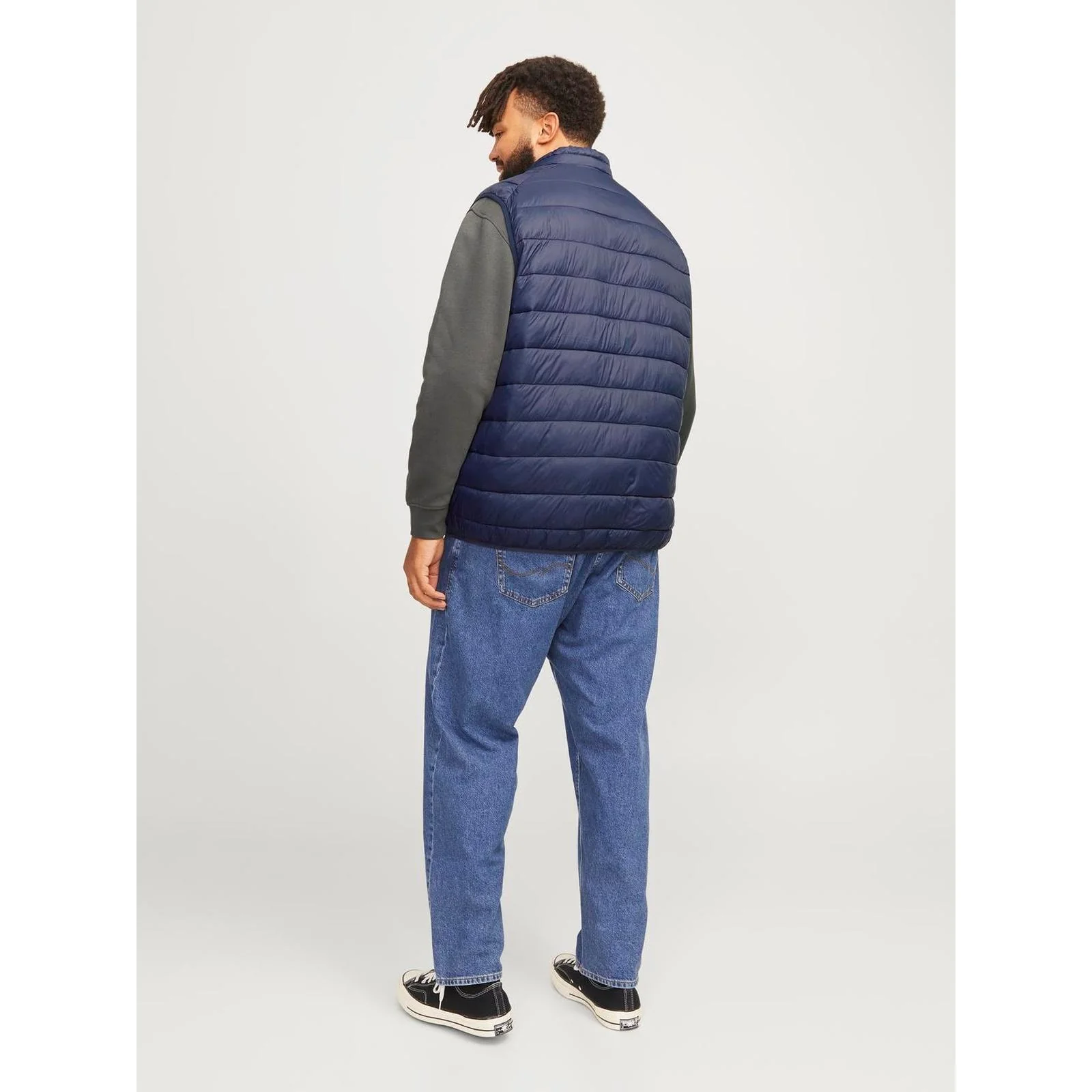 Jack & Jones Mens Sprint Big & Tall Padded Gilet - Image 5