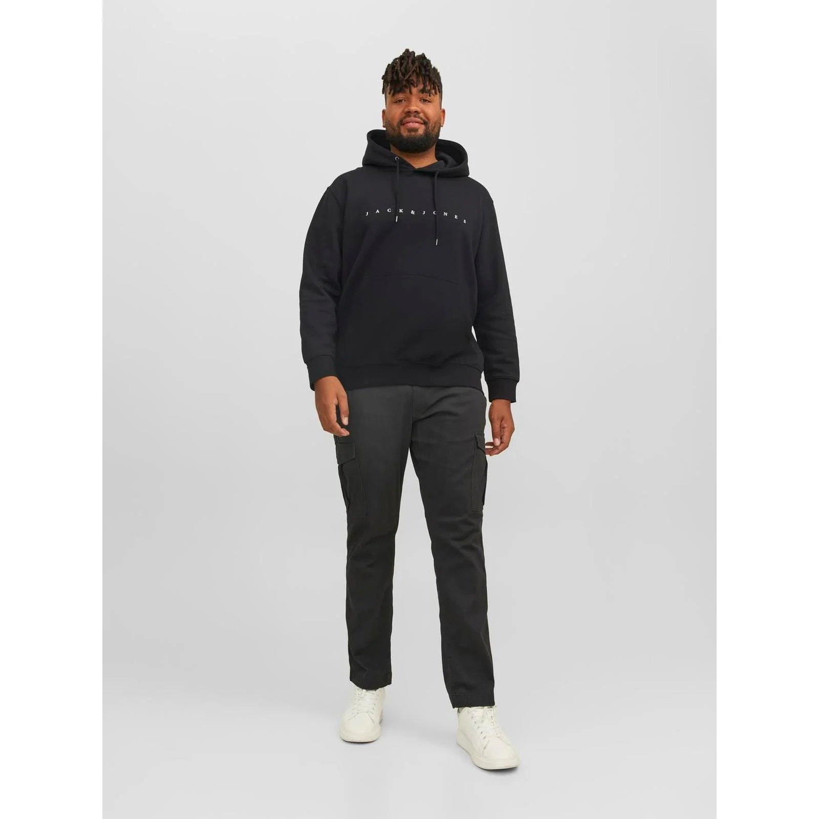Jack & Jones Mens Star Big & Tall Pullover Hoodie - Image 11