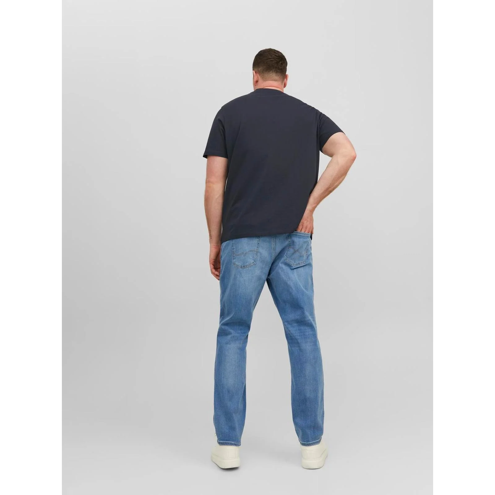 Jack & Jones Mens Star Big & Tall Short Sleeve T-Shirt - Image 8