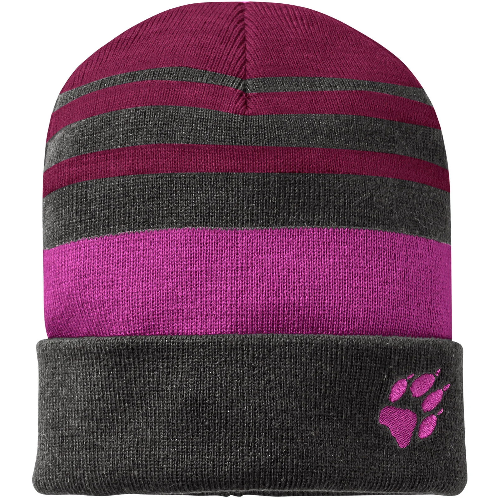 Jack Wolfskin Kids Stripy Knit Beanie - Image 2