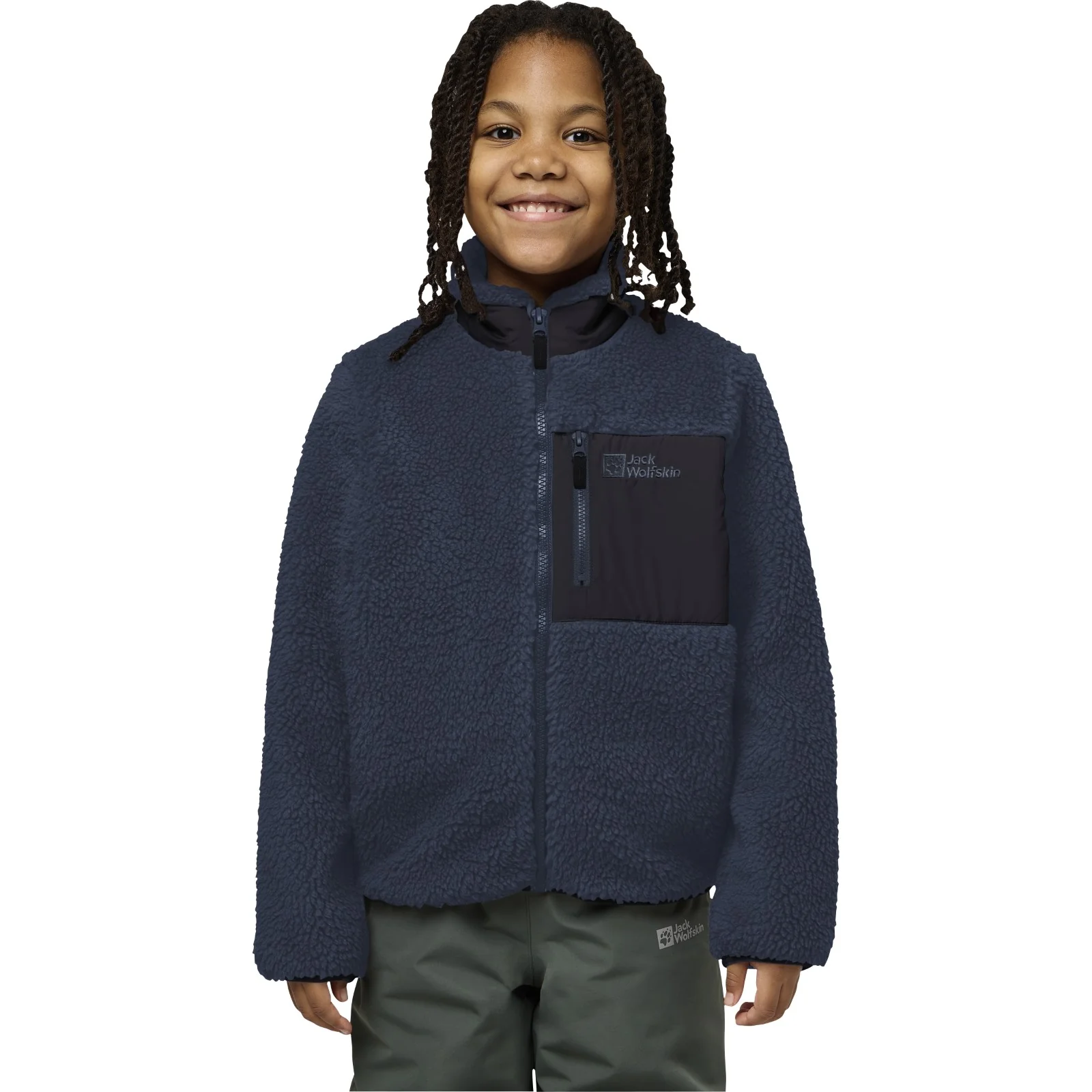 Jack Wolfskin Kids Ice Curl Full Zip Soft Fleece Jacket - Image 15