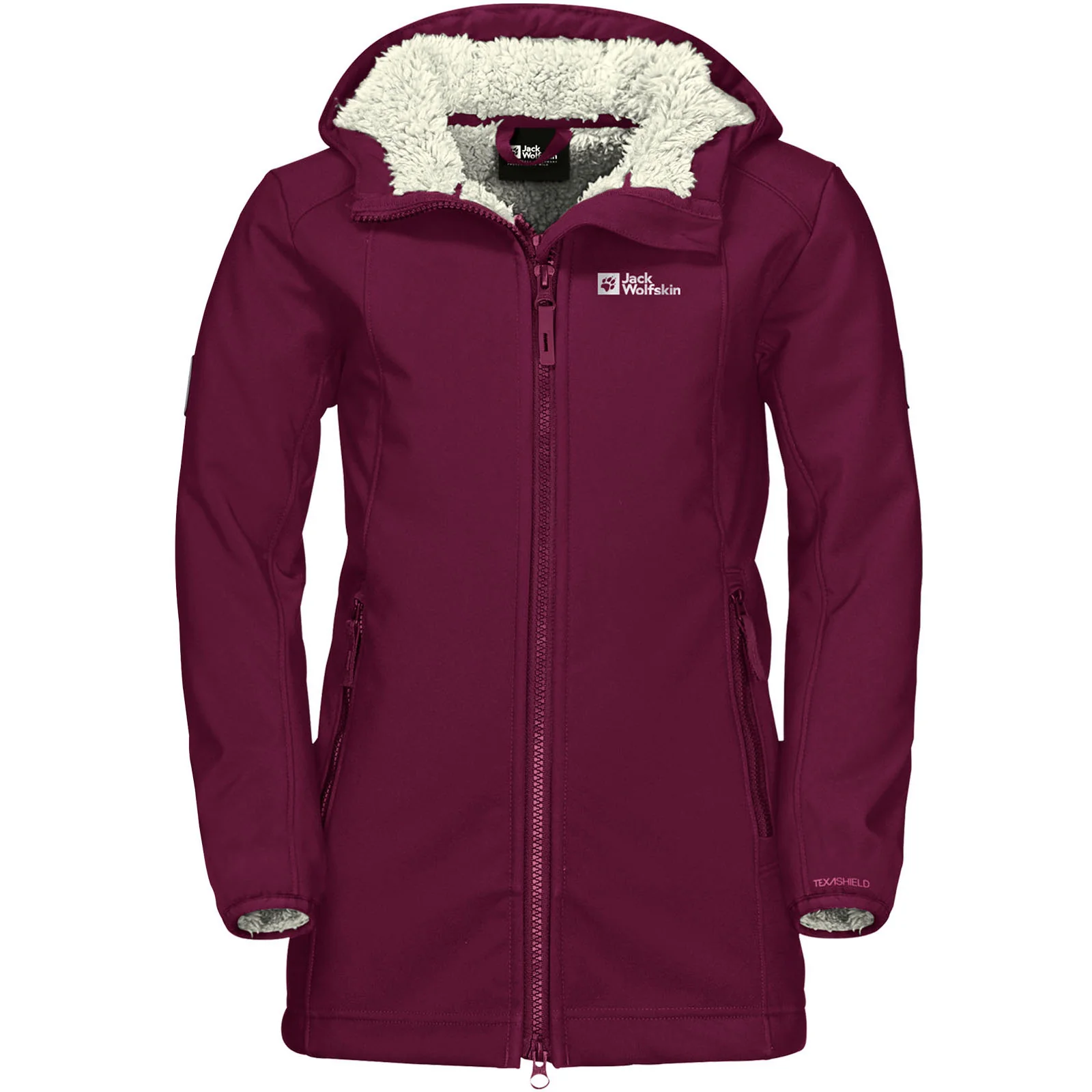 Jack Wolfskin Kids Kissekat Fleece Lined Coat - Image 3