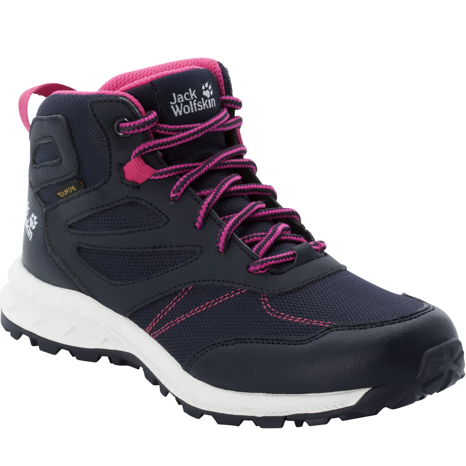 Jack Wolfskin Kids Woodland Waterproof Texapore Walking Boots - Image 3