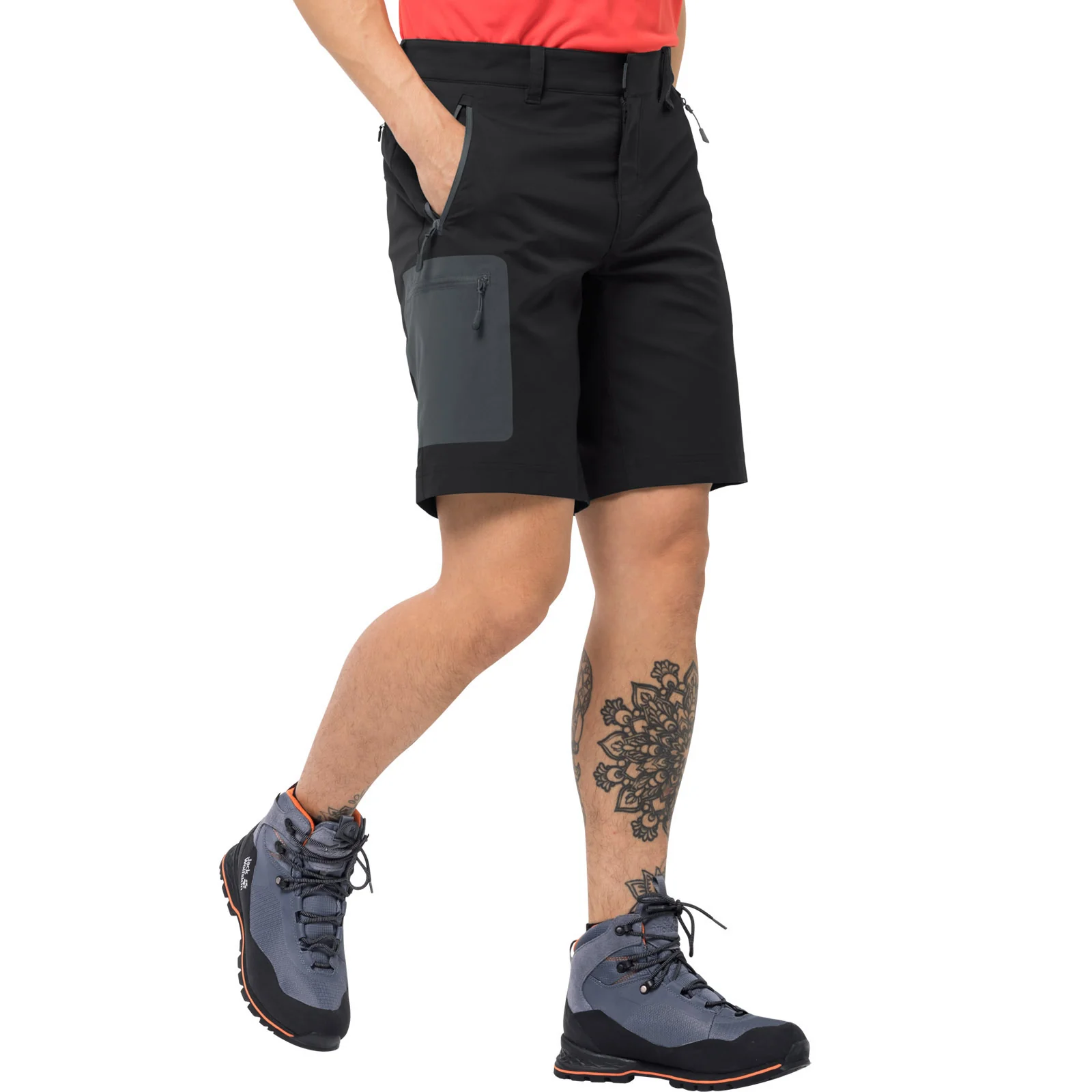 Jack Wolfskin Mens Active Track Softshell Shorts - Image 4