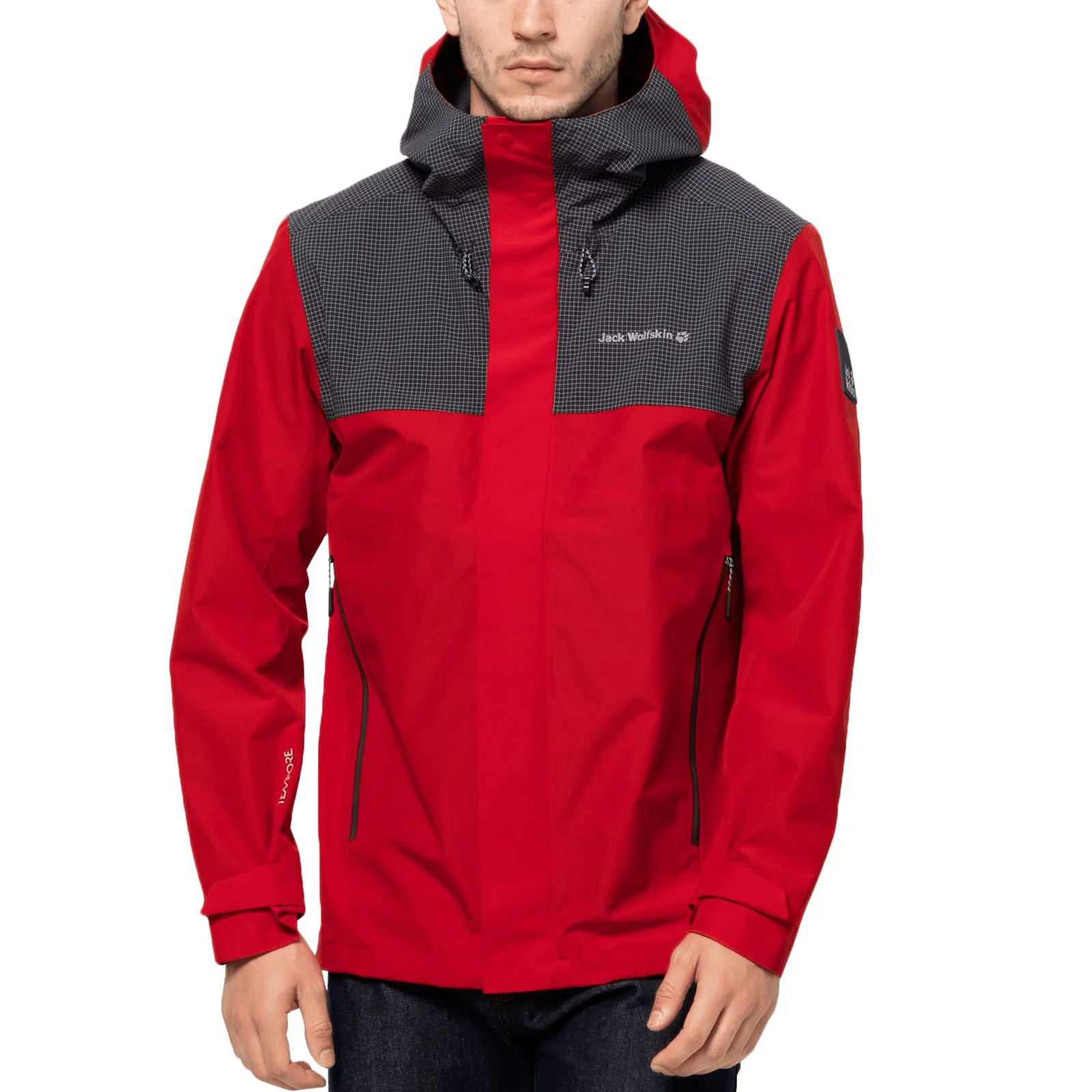 Jack Wolfskin Mens DNA Block Waterproof Walking Jacket - Image 2