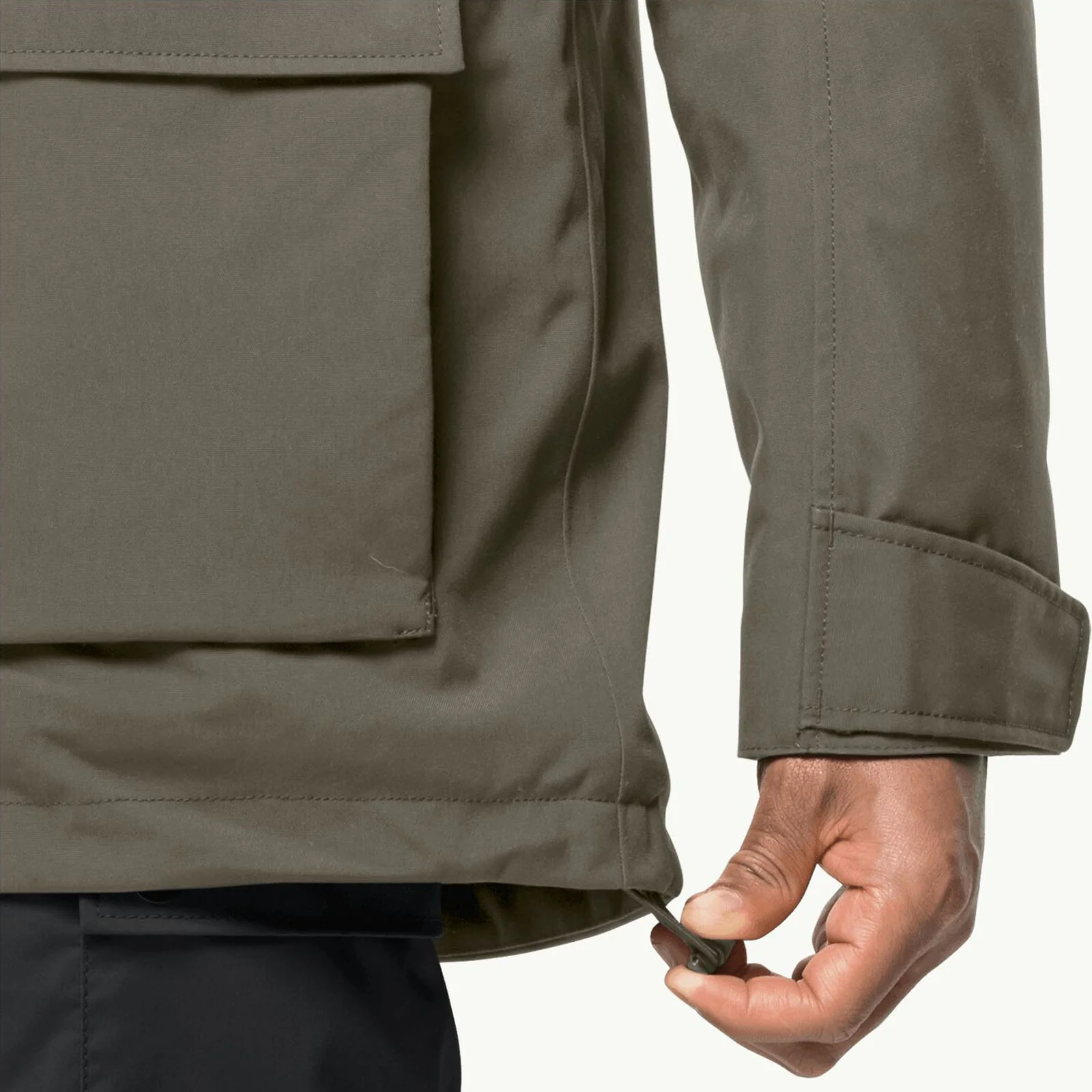 Jack Wolfskin Mens Glacier Canyon Waterproof Parka Jacket - Image 12
