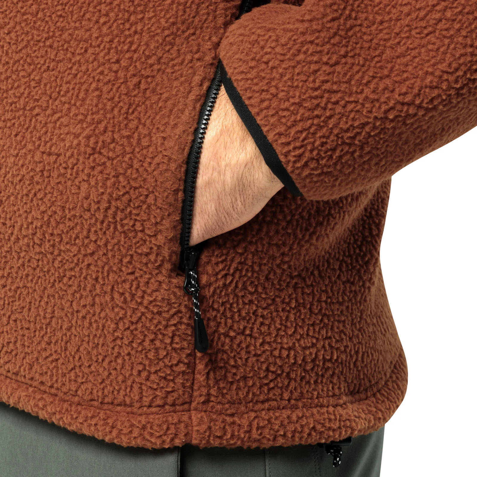 Jack Wolfskin Mens Kammweg Pile Full Zip High Neck Fleece - Image 10