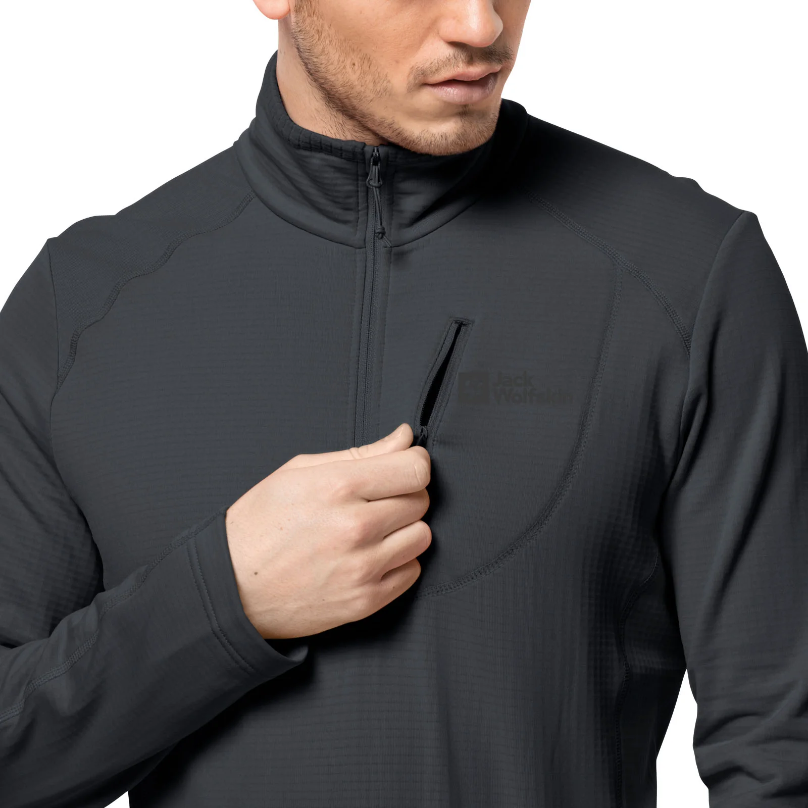 Jack Wolfskin Mens Kolbenberg Half Zip Pullover Fleece - Image 10