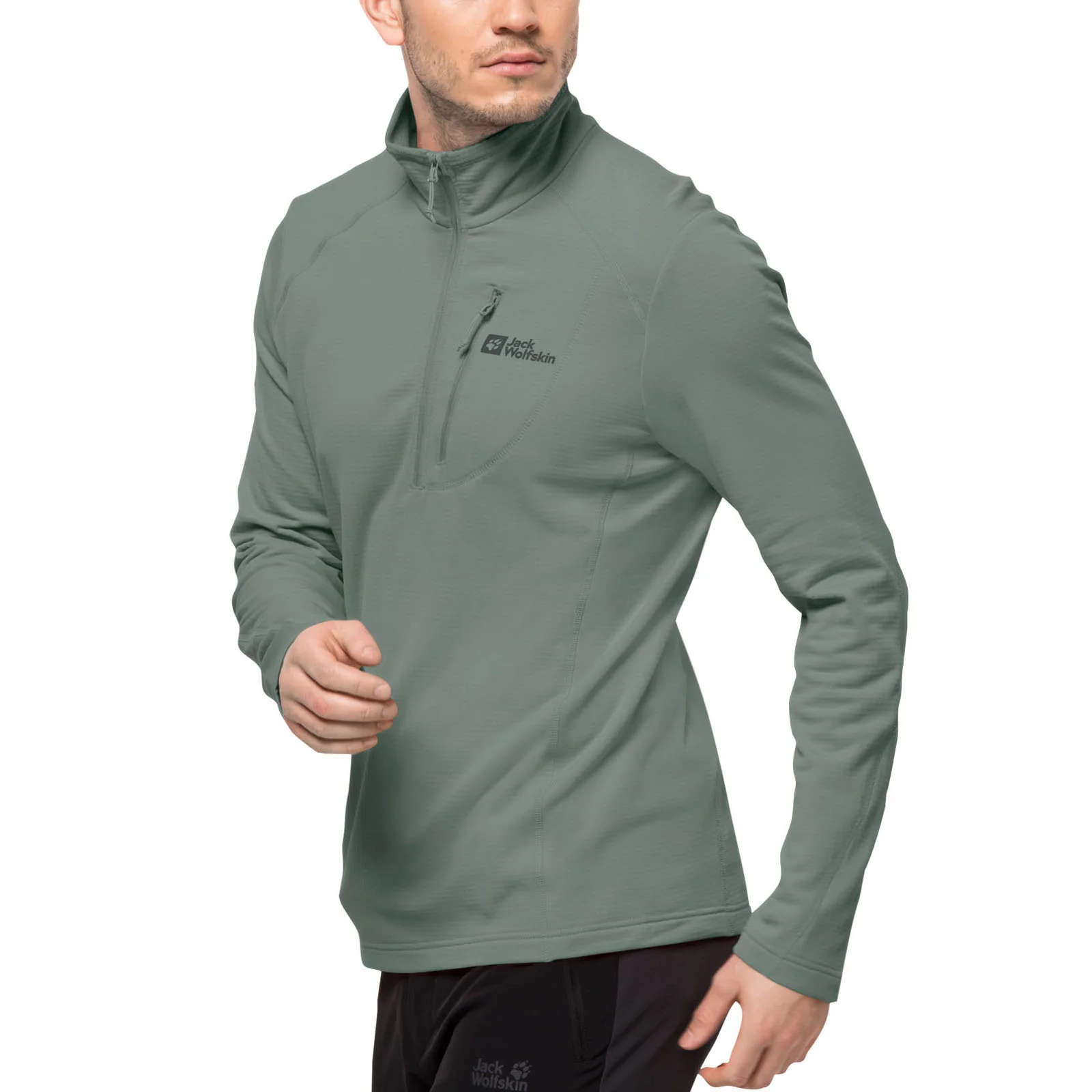 Jack Wolfskin Mens Kolbenberg Half Zip Pullover Fleece - Image 2